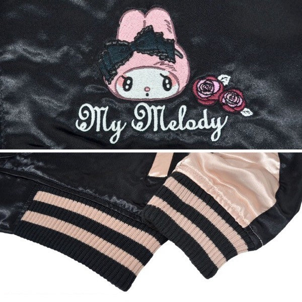 Sanrio - My Melody Sukajan Bomber Jacket (Black) - Image 3