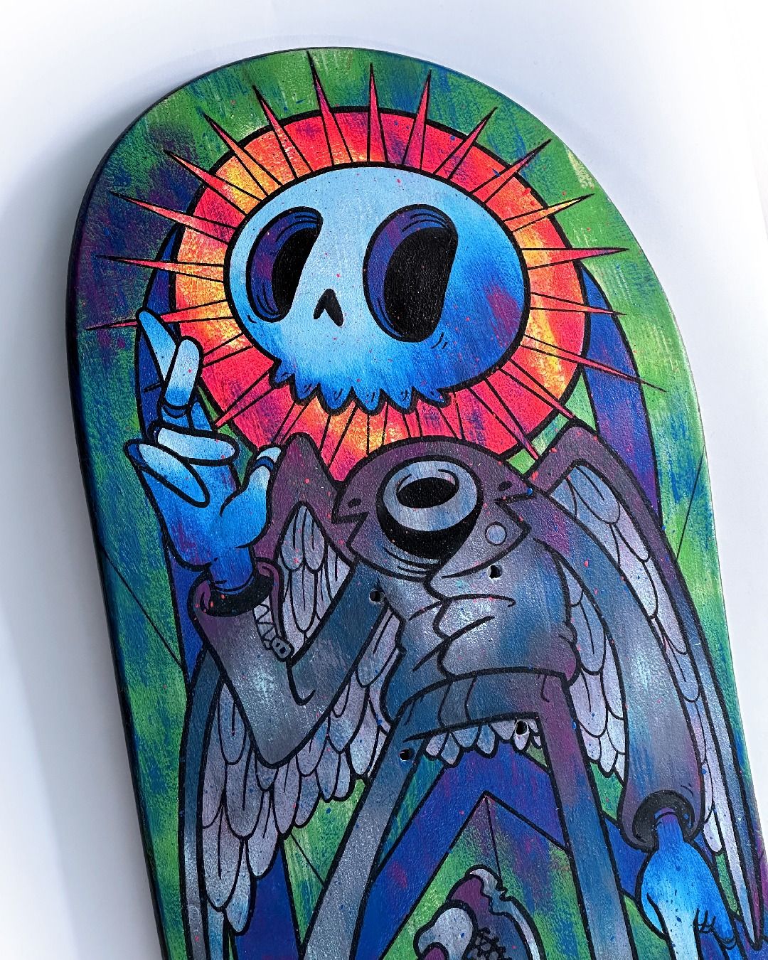 Sean Keeton - Hand Painted Skate Deck - Image 3