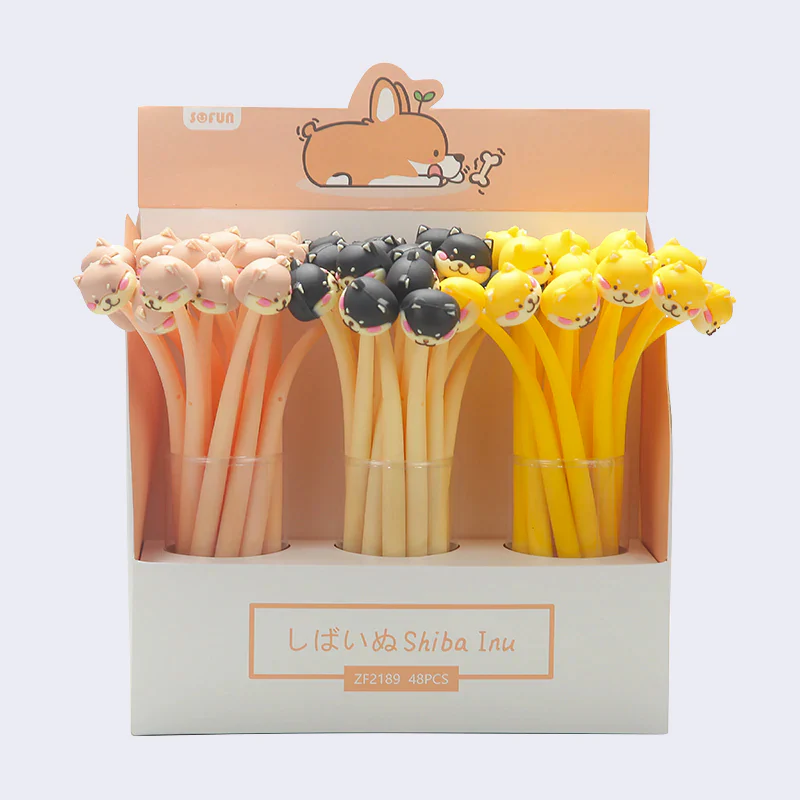 Shiba Inu Puppy Wiggle Gel Pen - Image 2