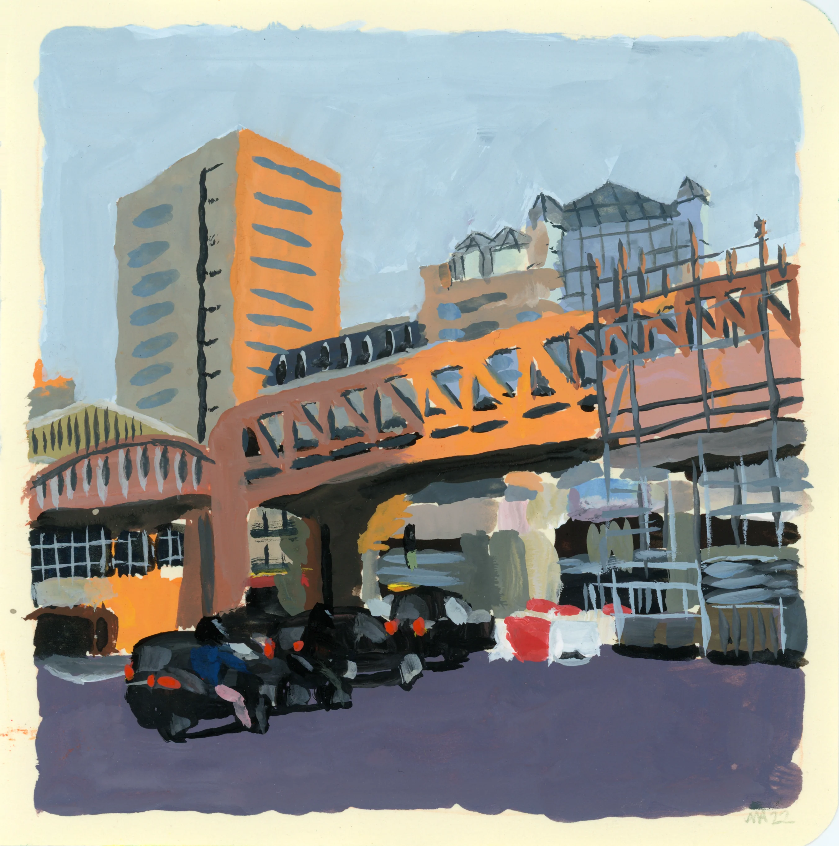 Sitting Outside 2 - Anne Figuls - #04 - "Bir Hakeim"