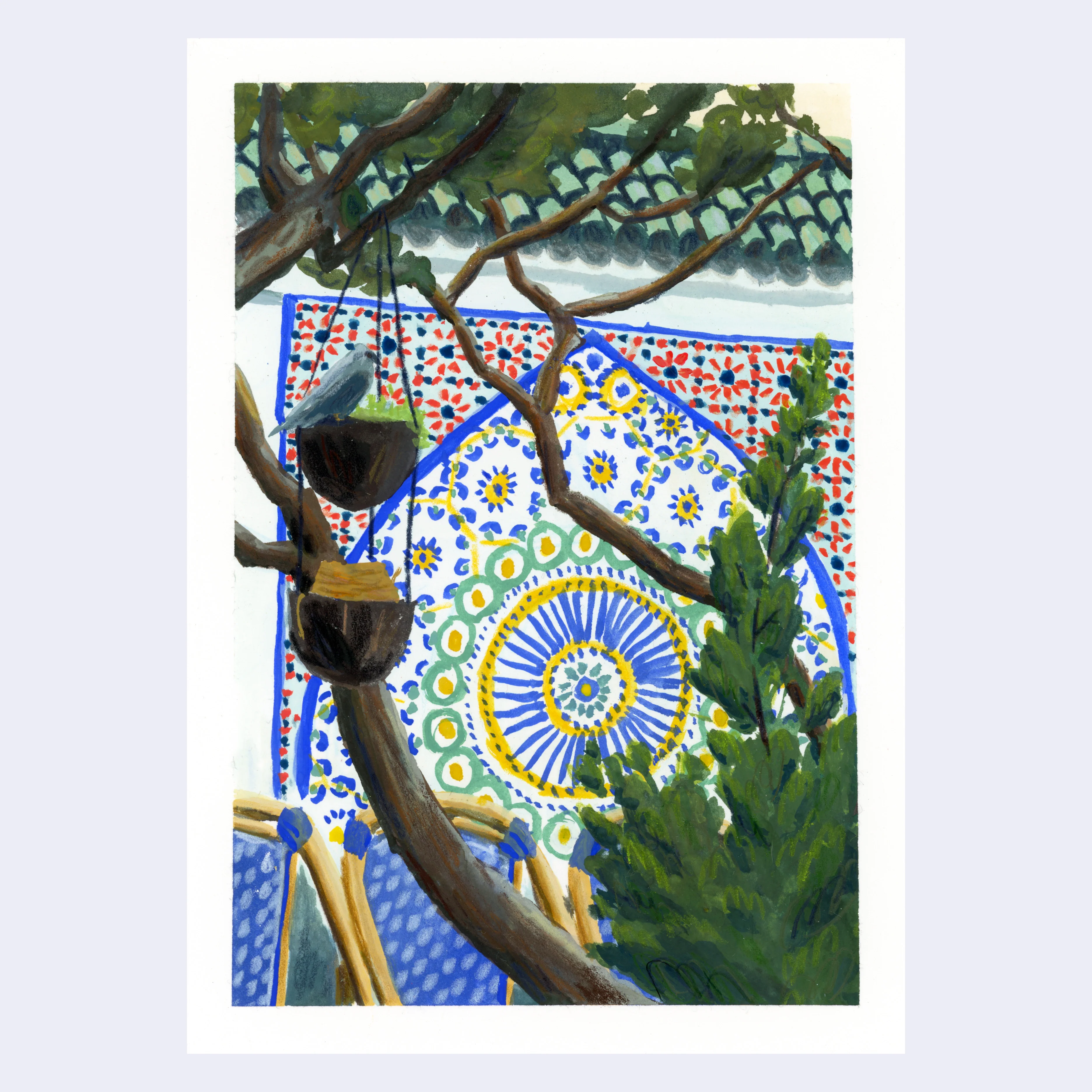 Sitting Outside 2 - Anne Figuls - #06 - "Salon de thé de la Grande Mosquée"