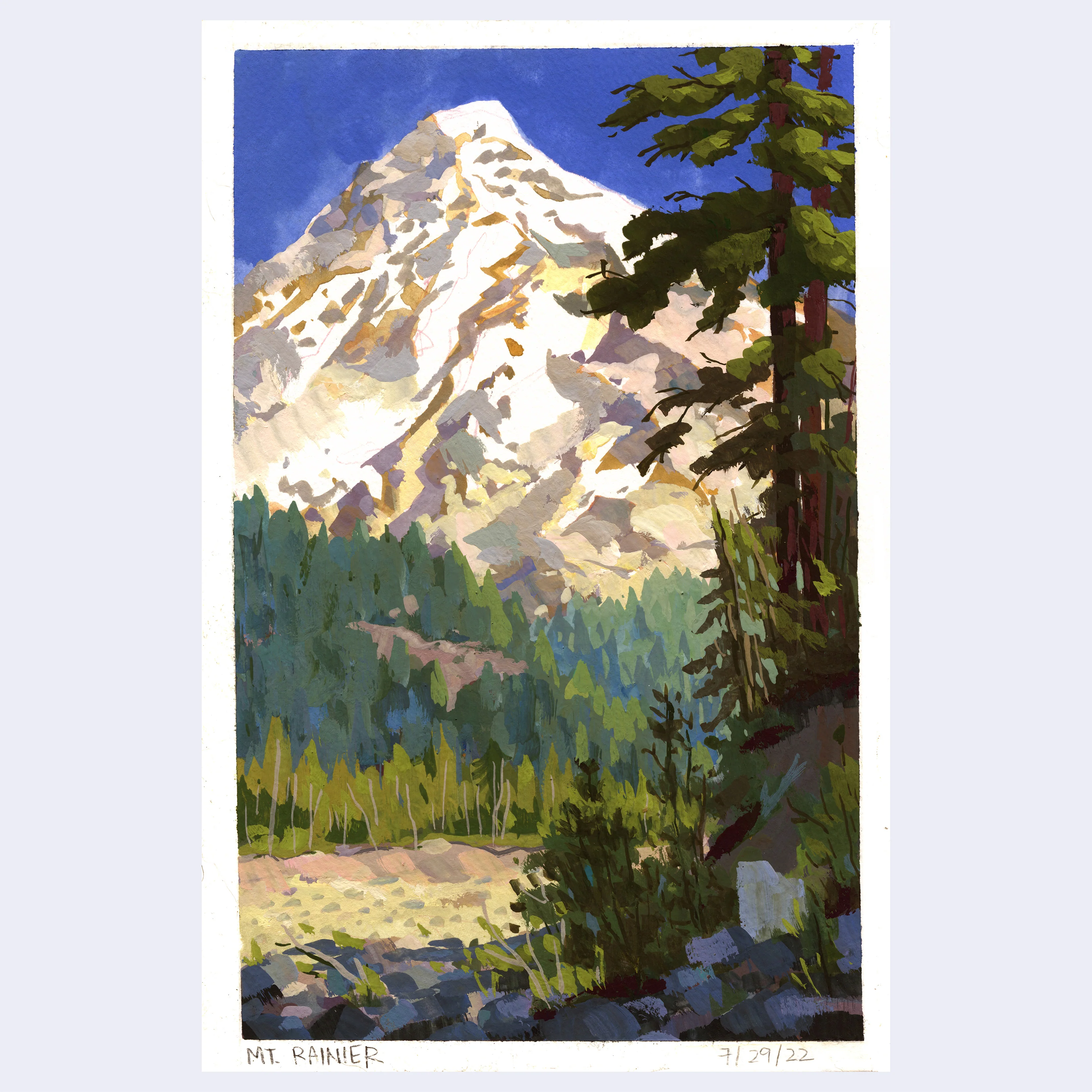 Sitting Outside 2 - Elaine Wu - #09 - "Mt Rainier the Mountain"