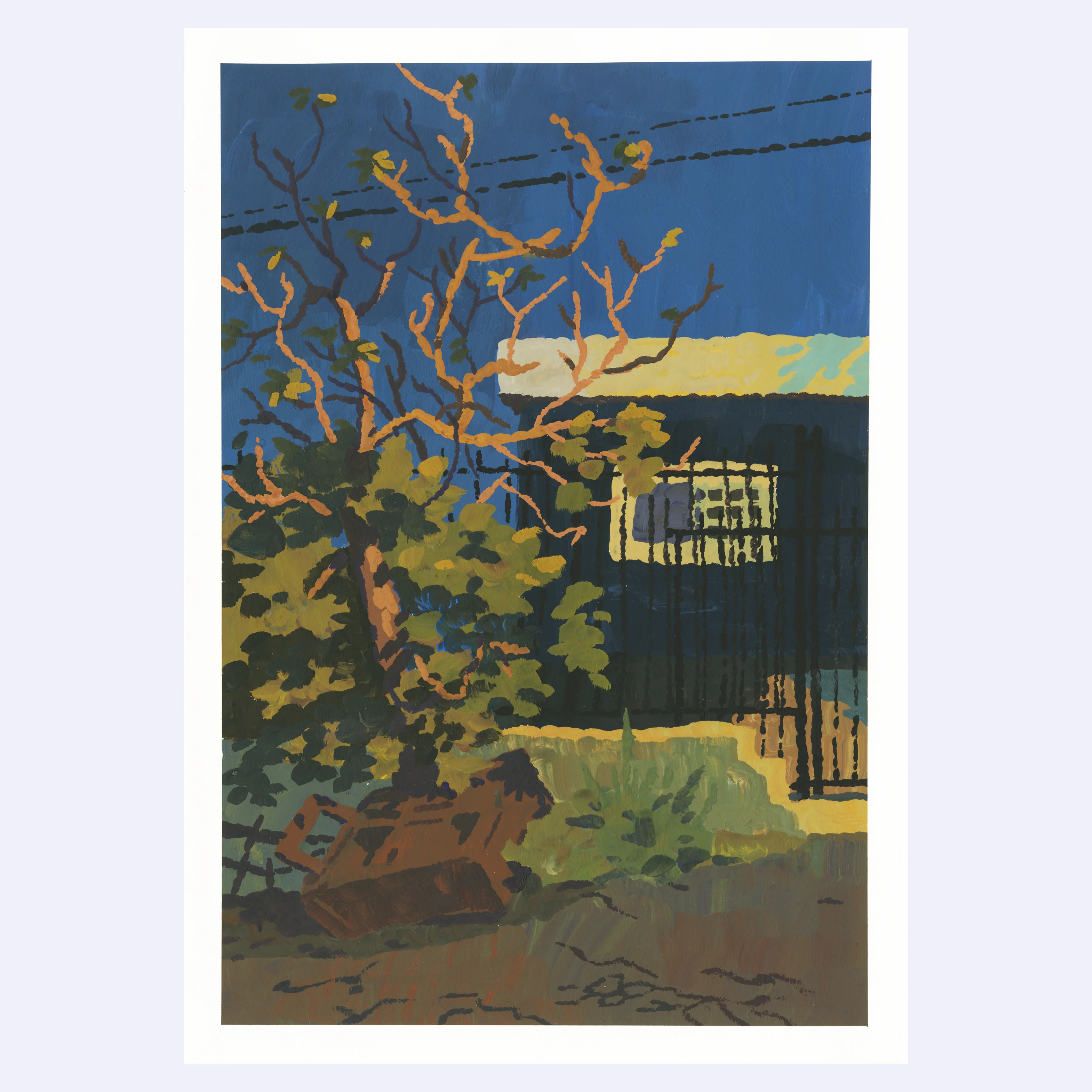 Sitting Outside 2 - Garrett Lee - #06 - "Alley Branches"