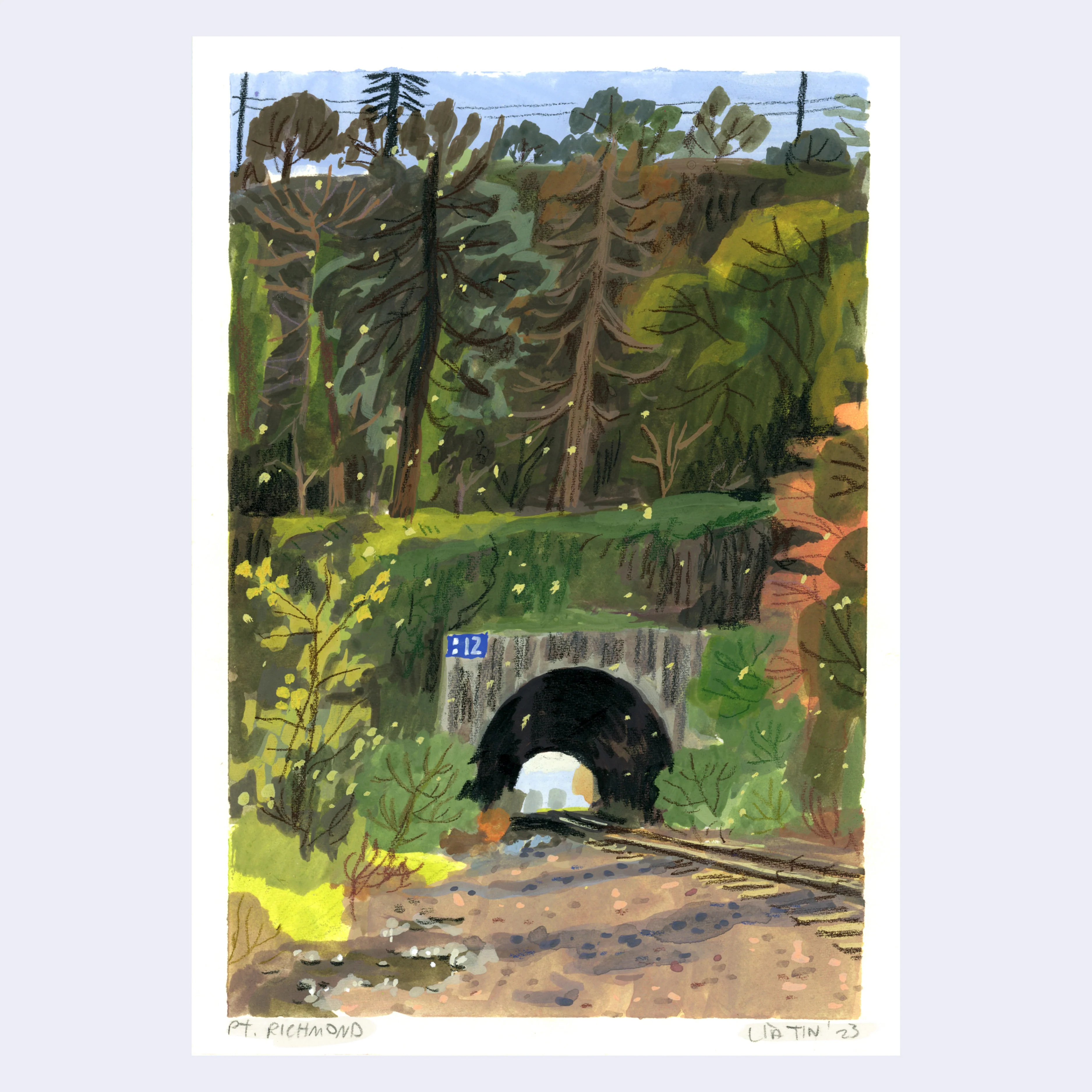 Sitting Outside 2 - Lia Tin - #10 - "Pt. Richmond"