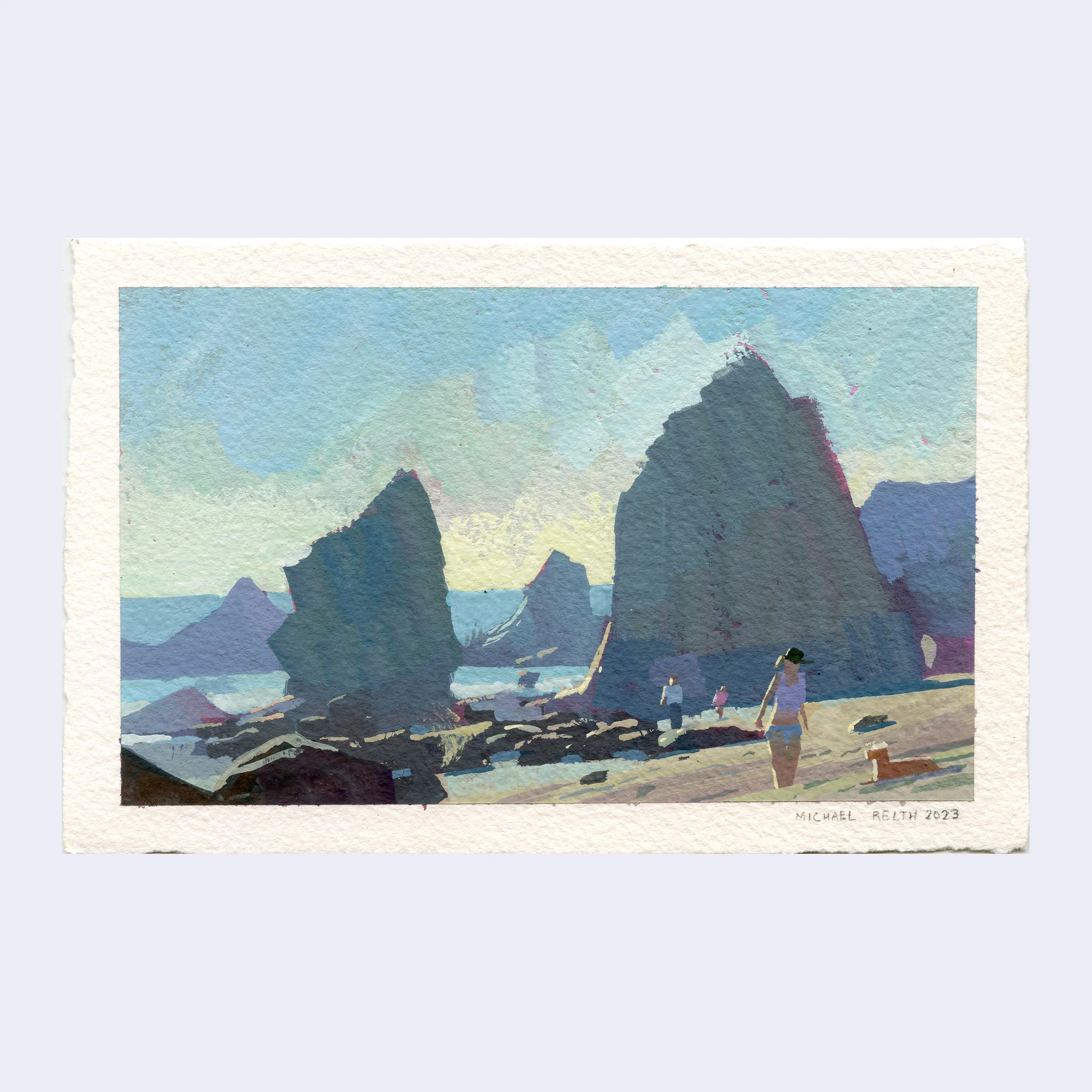 Sitting Outside 2 - Michael Relth - #02 - "El Matador Day. Afternoon"