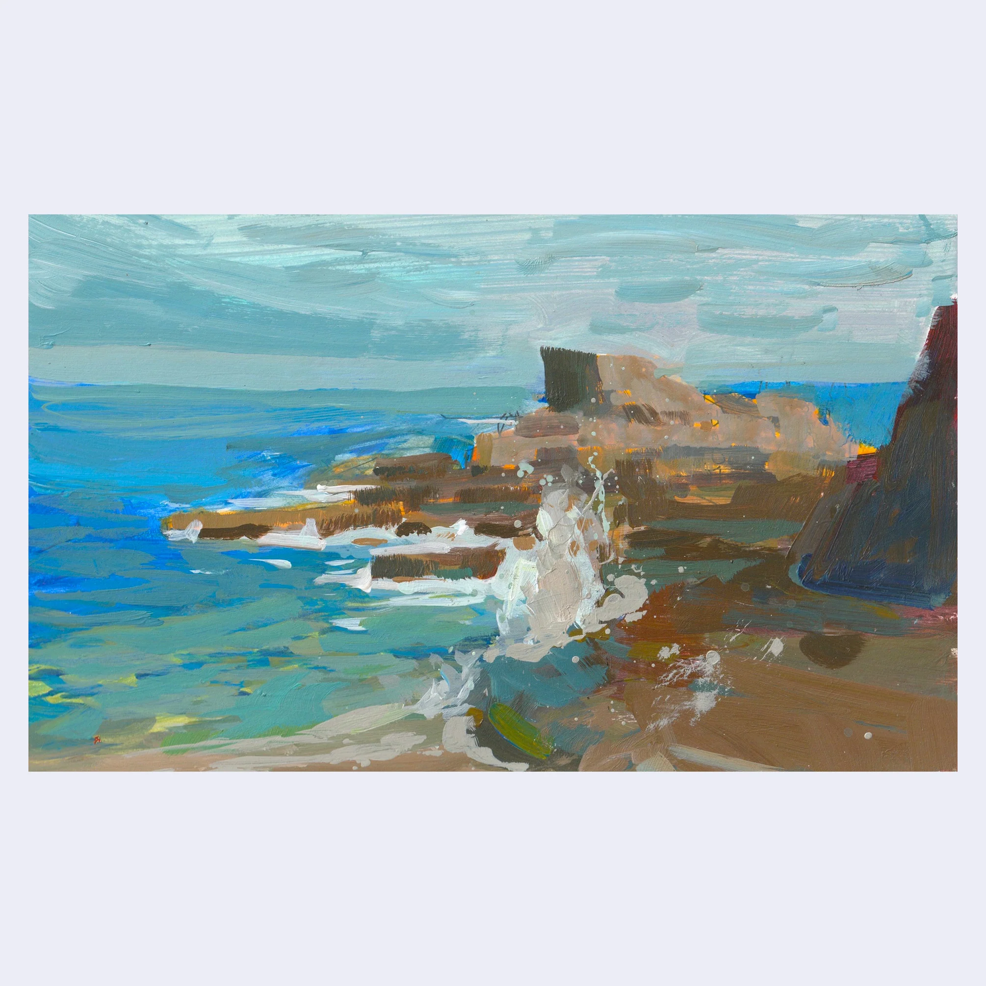 Sitting Outside 2 - Nicholas Kennedy - #02 - "Laguna Waves"
