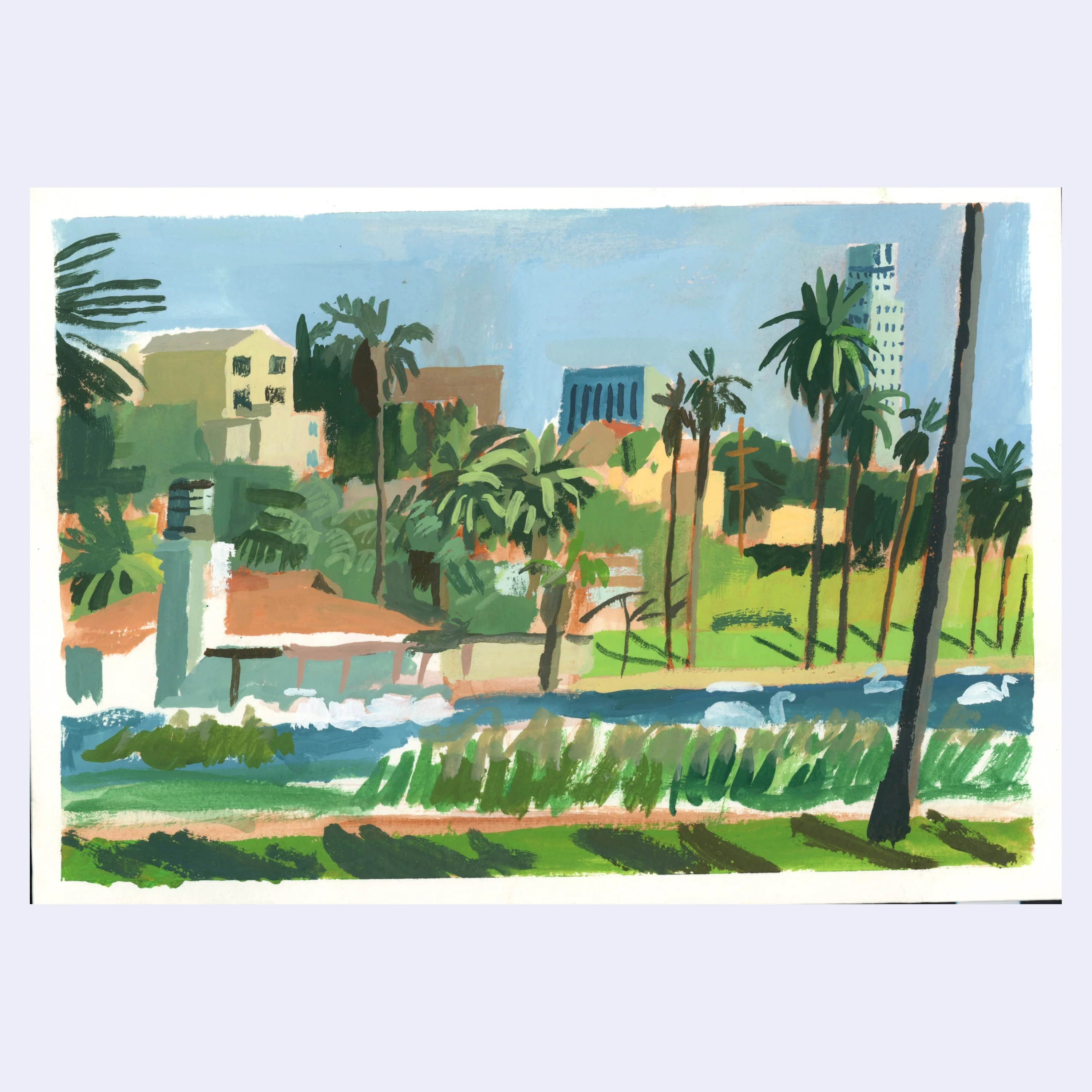 Sitting Outside 2 - Woodrow White - #08 - "Echo Park Lake"