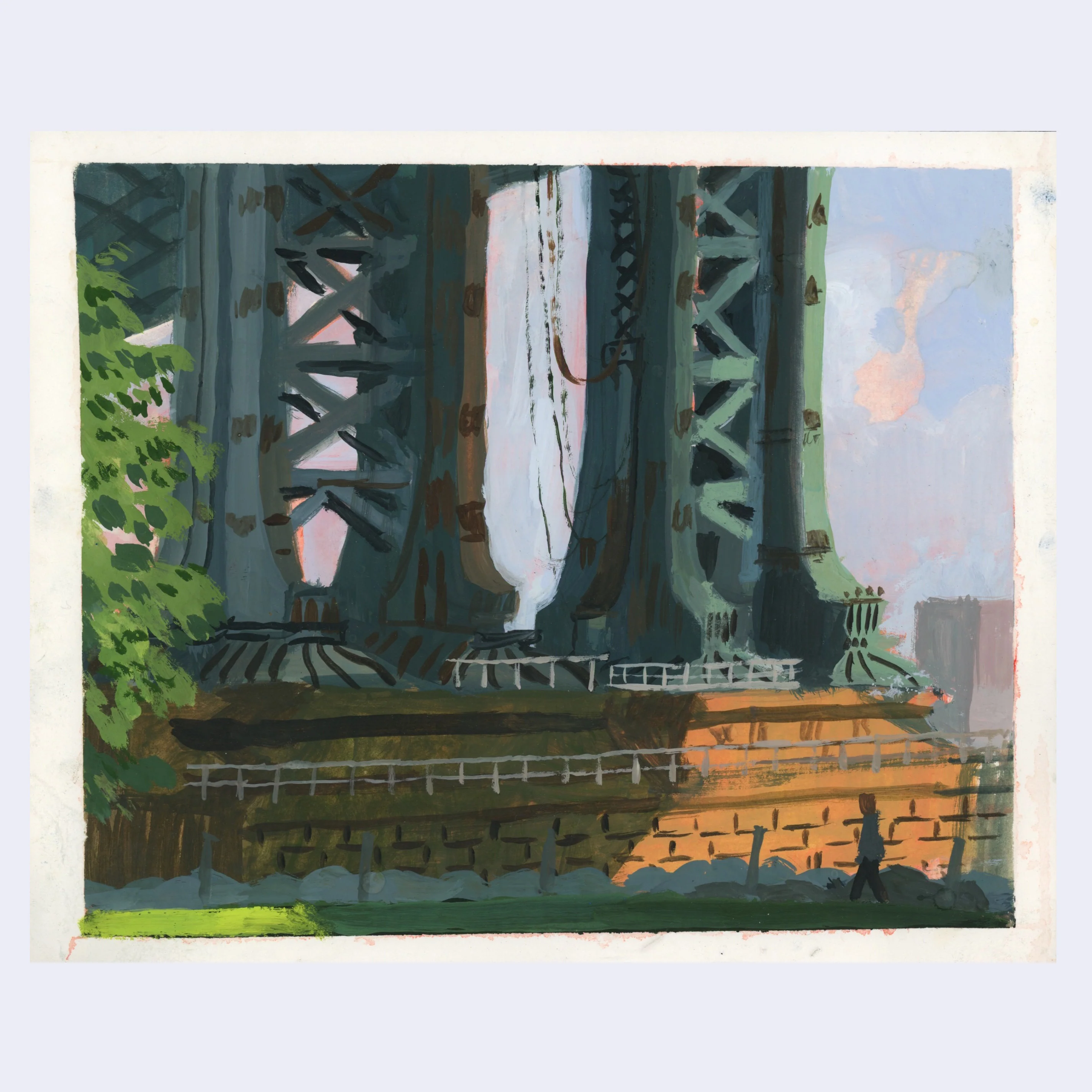 Sitting Outside 2 - Woodrow White - #03 - "Manhattan Bridge"