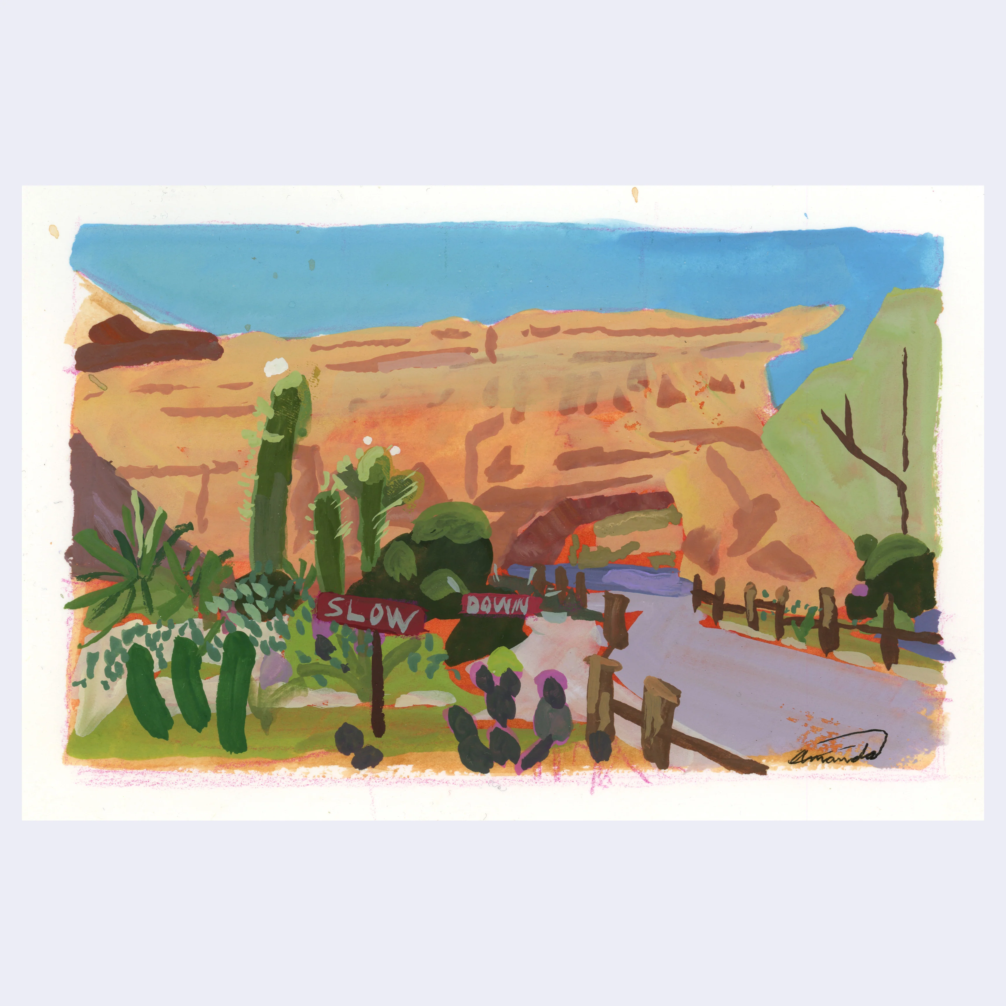 Sitting Outside III - #20 - Amanda Grose - "Cars Land"