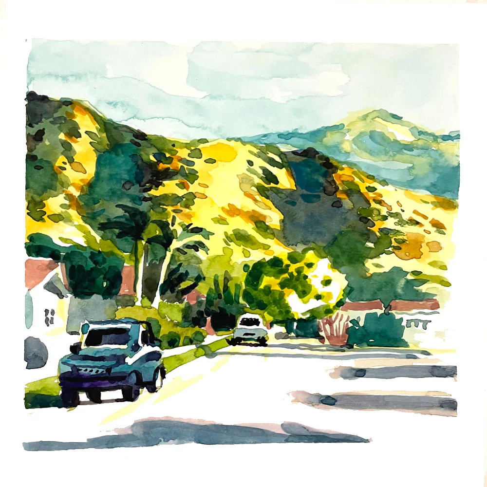 Sitting Outside III - #90 - Chalky Wong - "Burbank Hills"