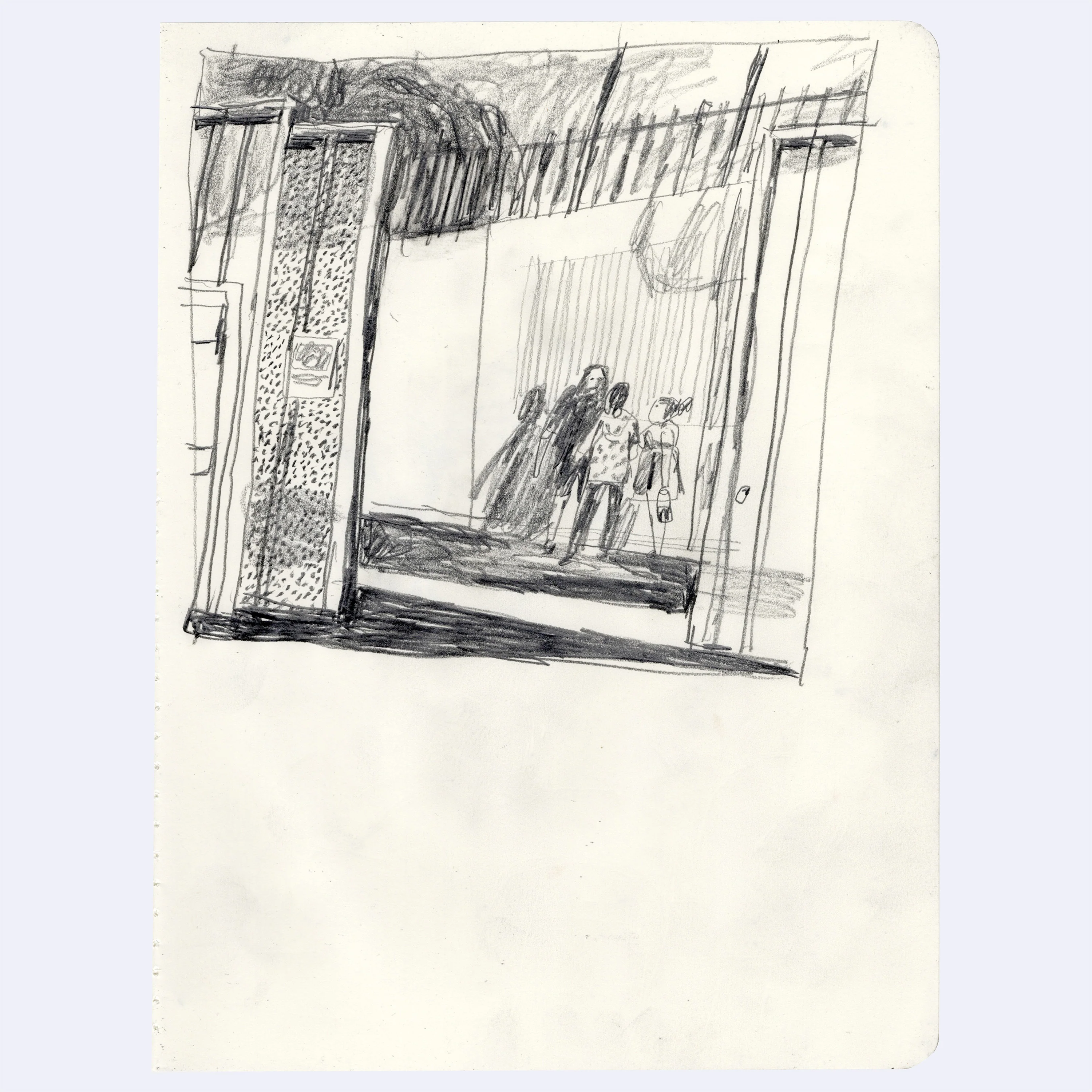 Sitting Outside III - #197 - Chris Sasaki - "Daly St. Smoke Break"