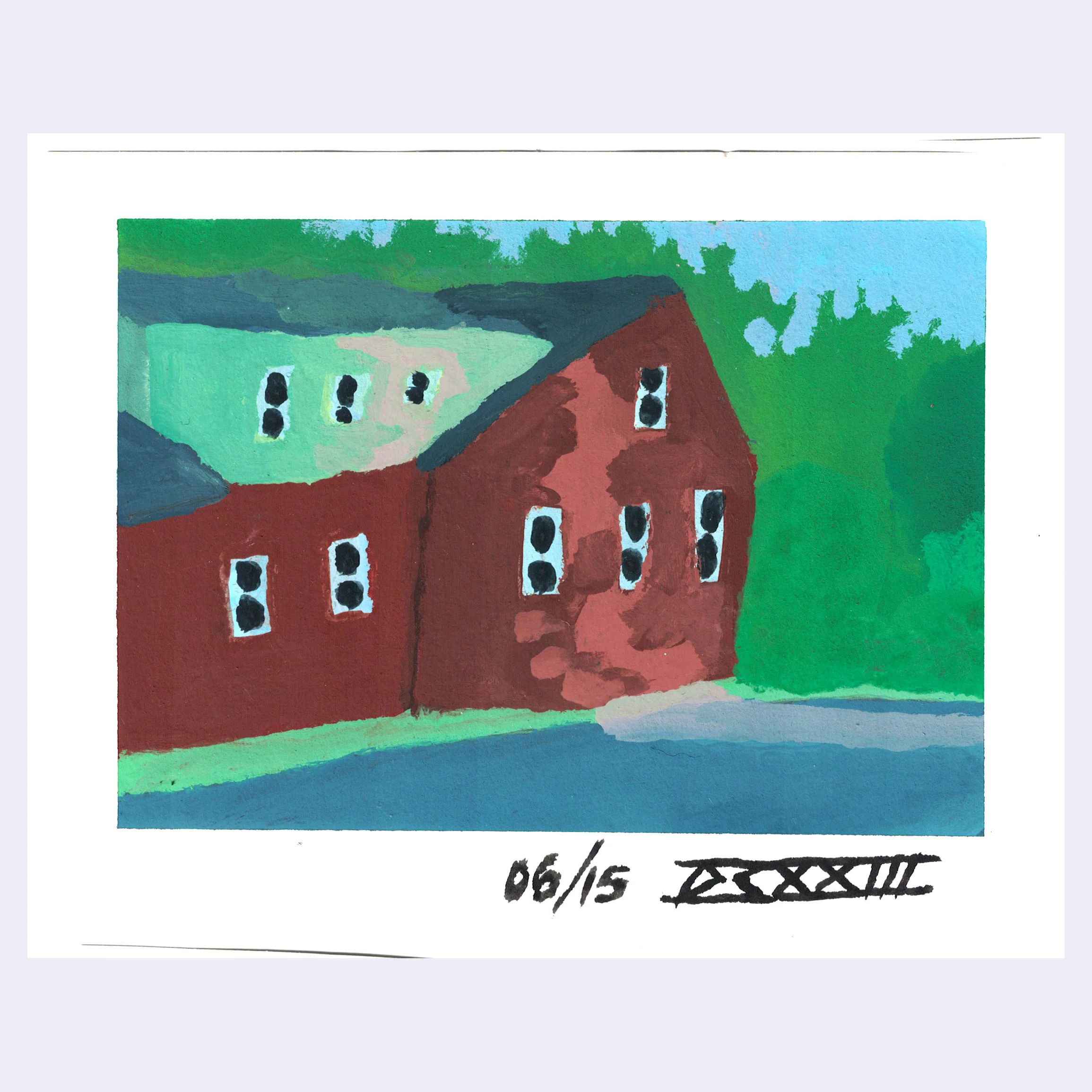 Sitting Outside III - #137 - Danielle Chenette - "Deerfield 3"