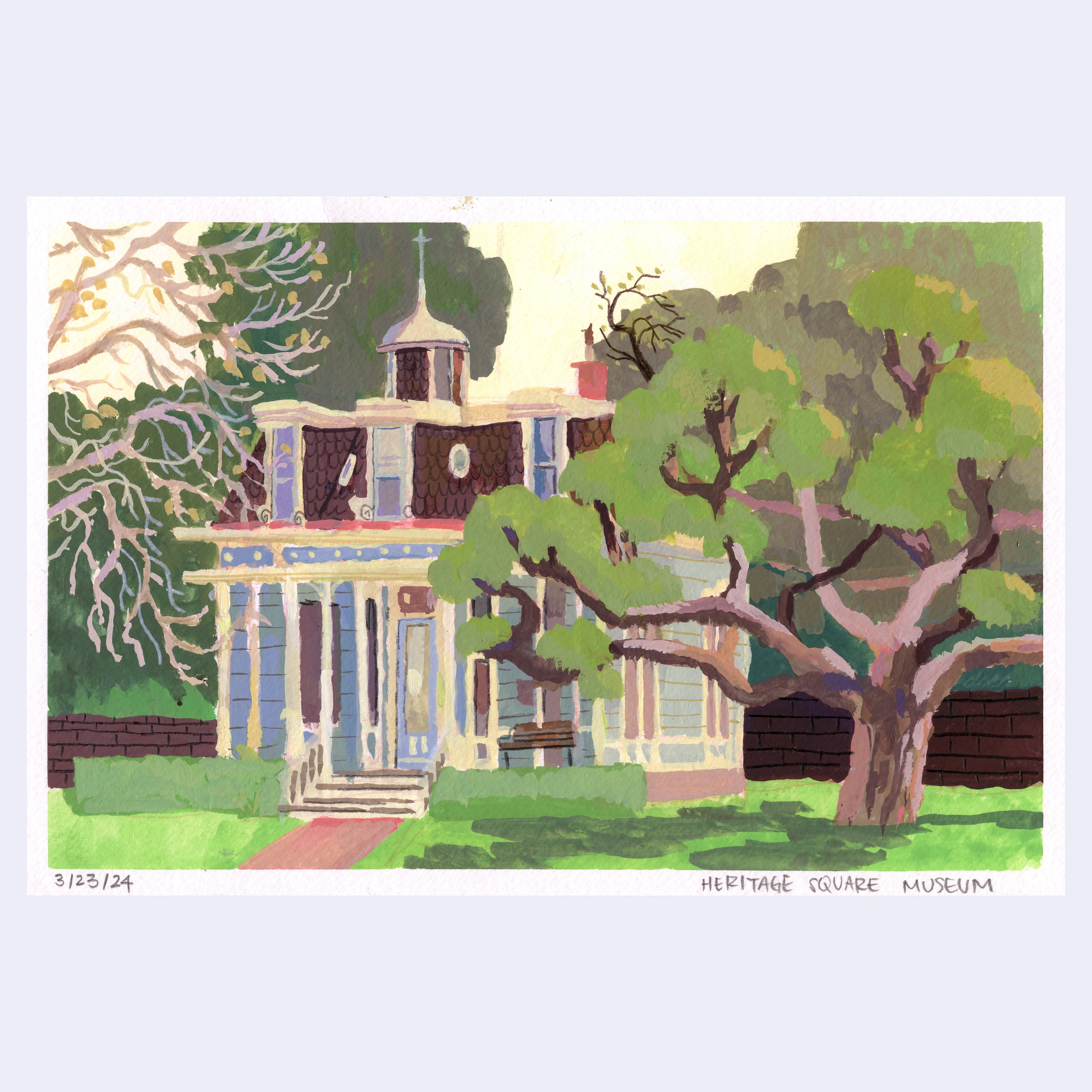 Sitting Outside III - #124 - Elaine Wu - "Heritage Square Museum"
