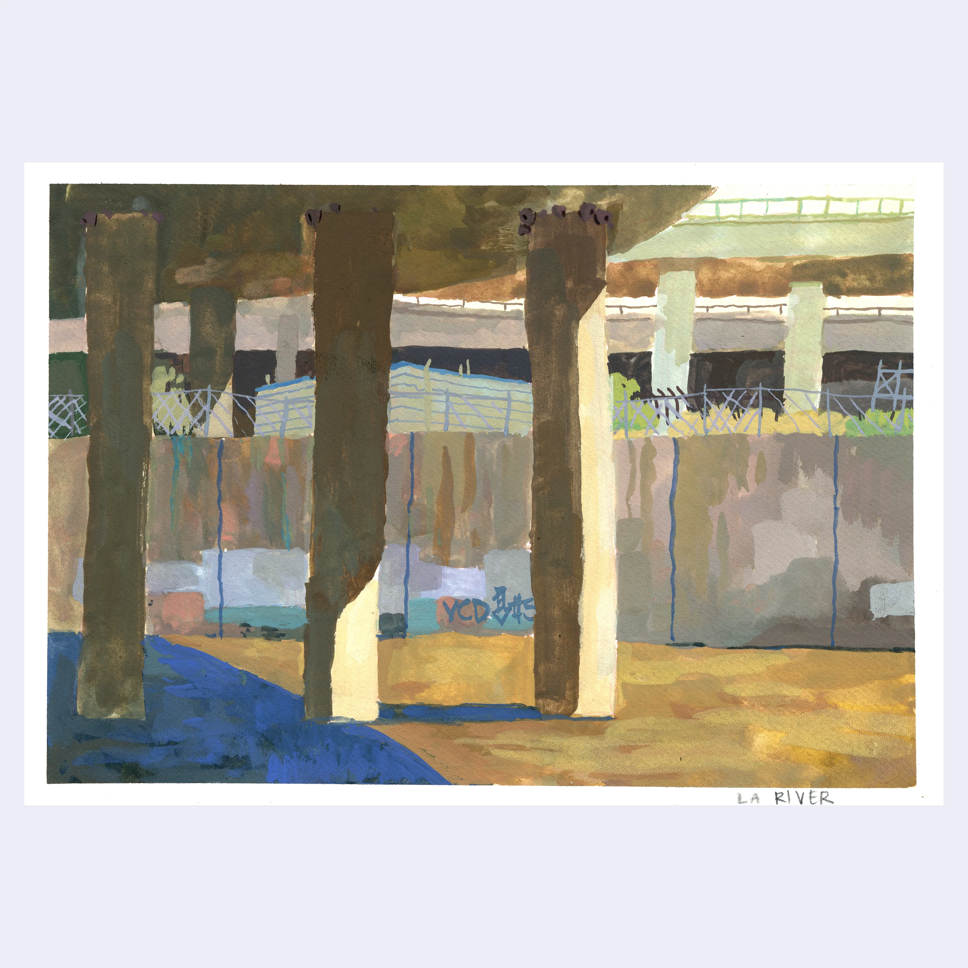 Sitting Outside III - #123 - Elaine Wu - "LA River"