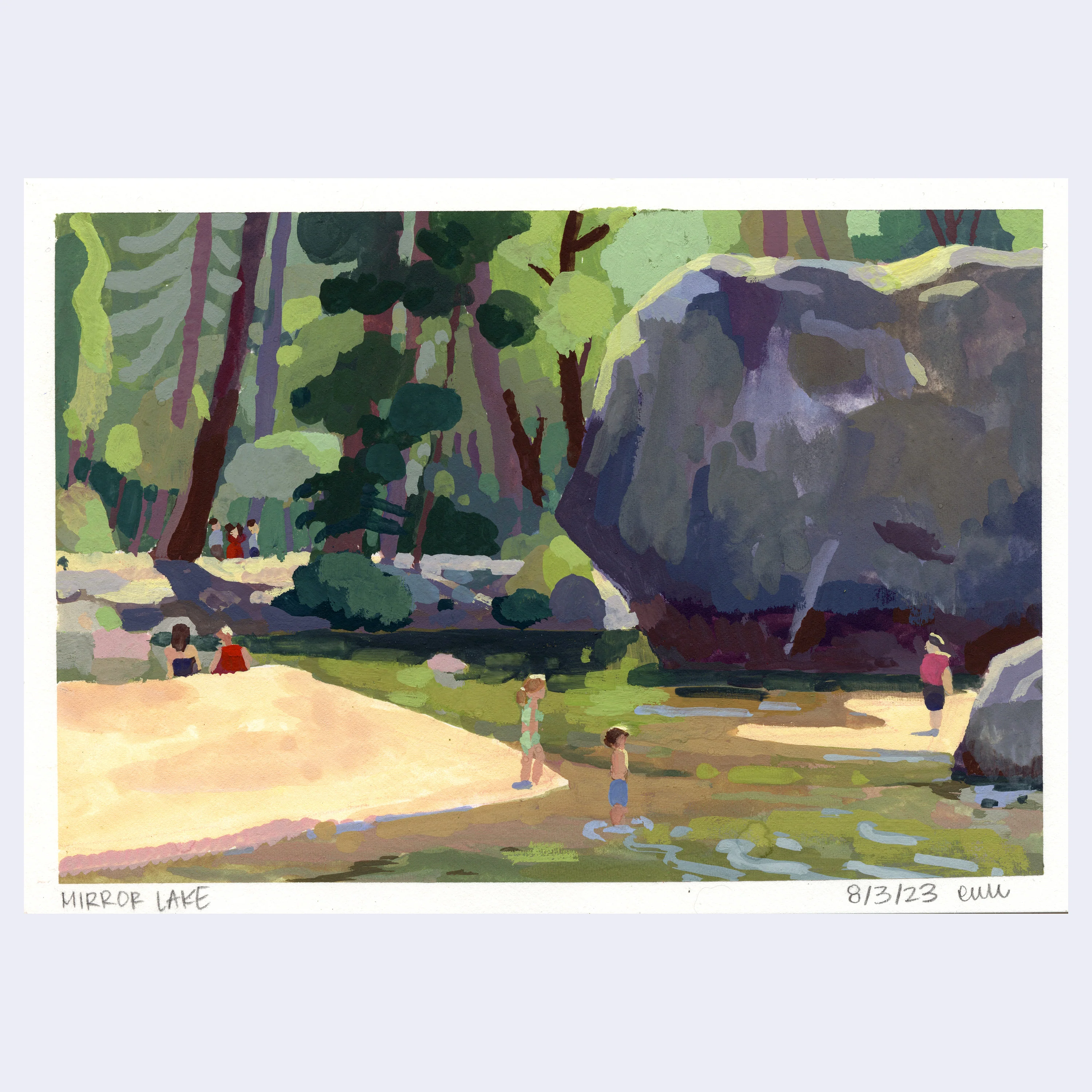 Sitting Outside III - #126 - Elaine Wu - "Yosemite"