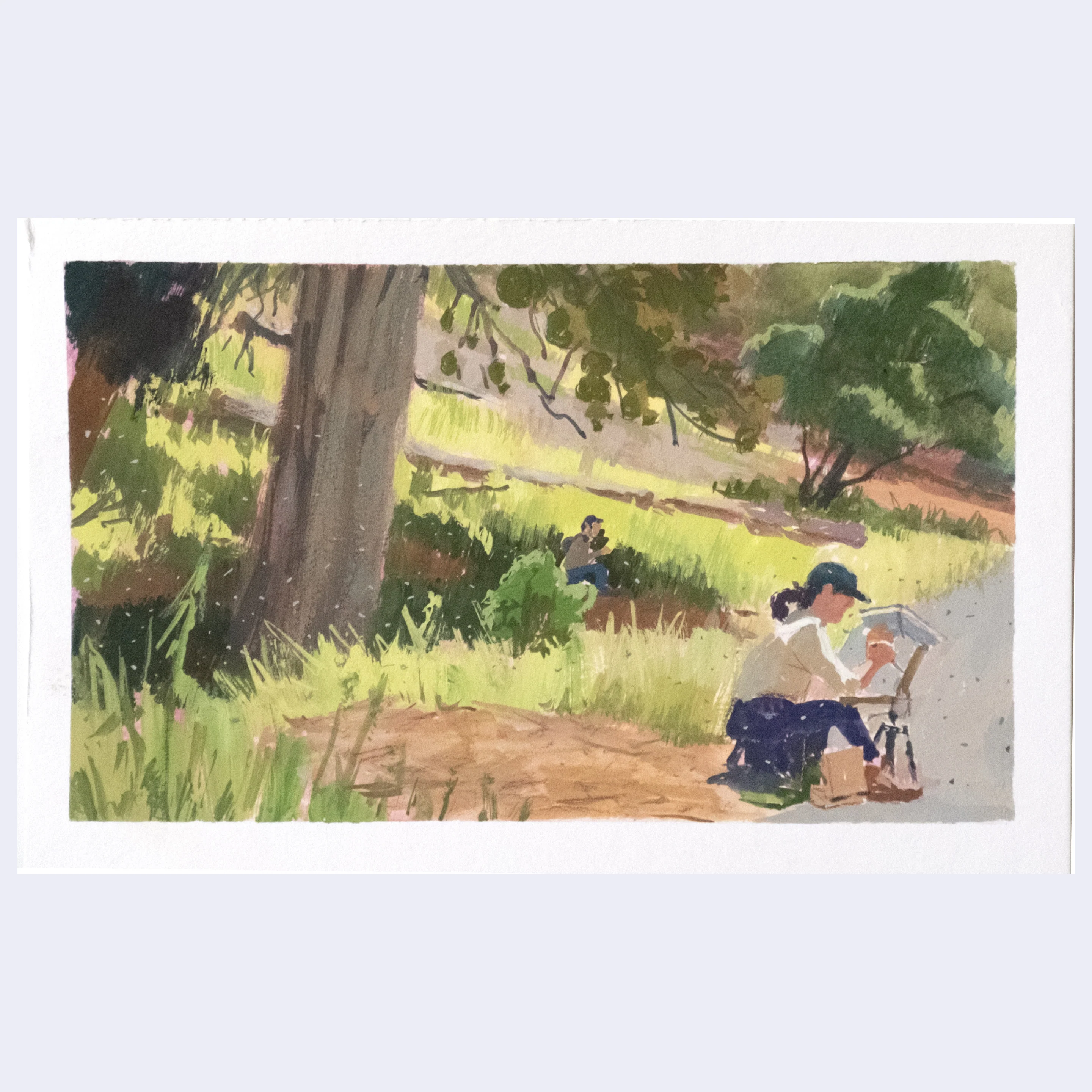 Sitting Outside III - #53 - Franklin Lei - "Joaquin Miller Park"