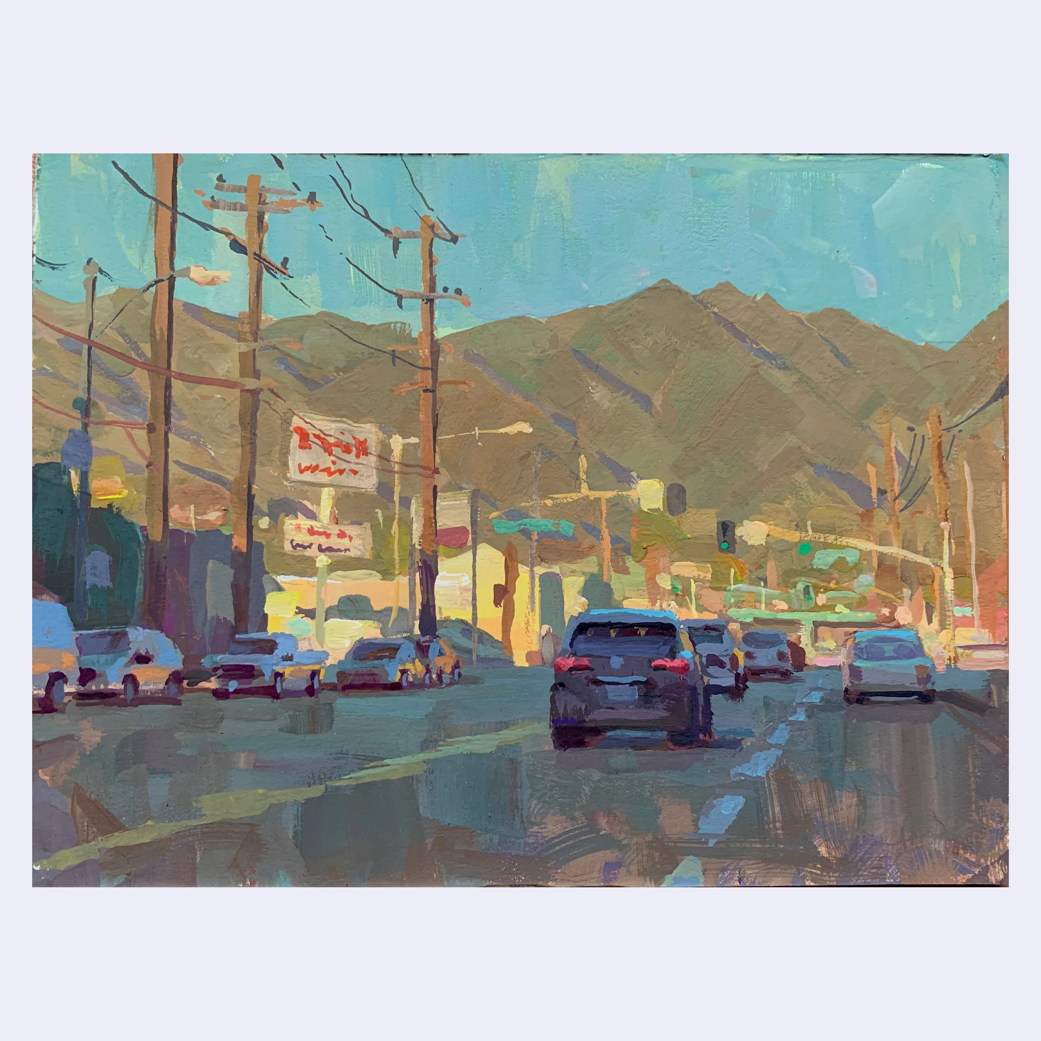 Sitting Outside III - #246 - Kevin Scarborough - "Burbank Light"