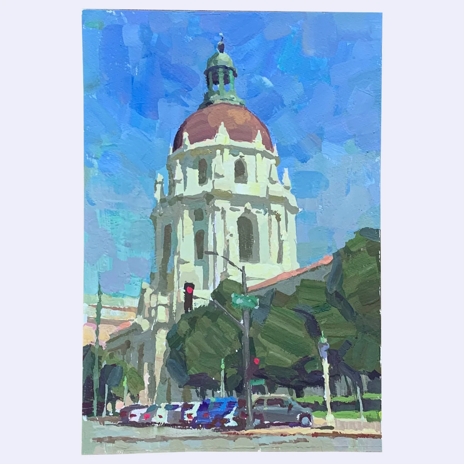 Sitting Outside III - #245 - Kevin Scarborough - "Pasadena City Hall"