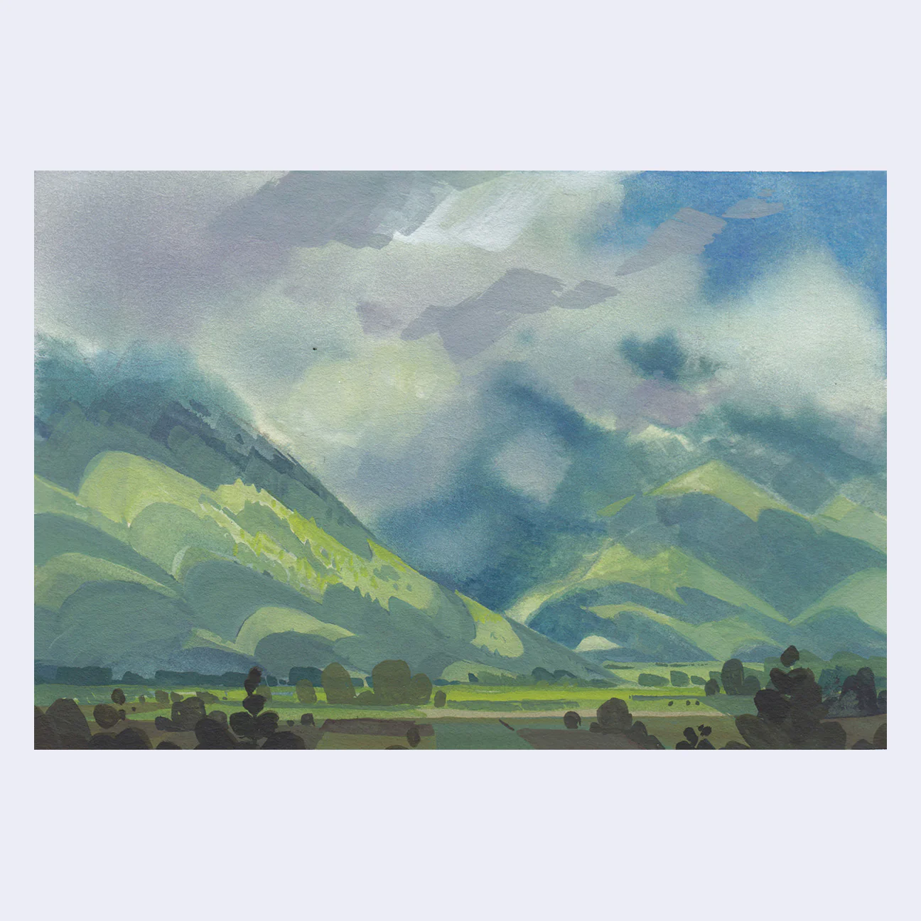 Sitting Outside III - #37 - Laura Bifano - "Valley Spring Morning"
