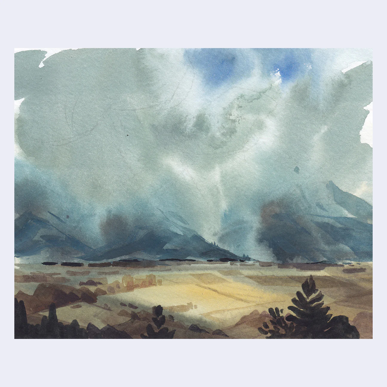 Sitting Outside III - #29 - Laura Bifano - "Valley Winter Storm"