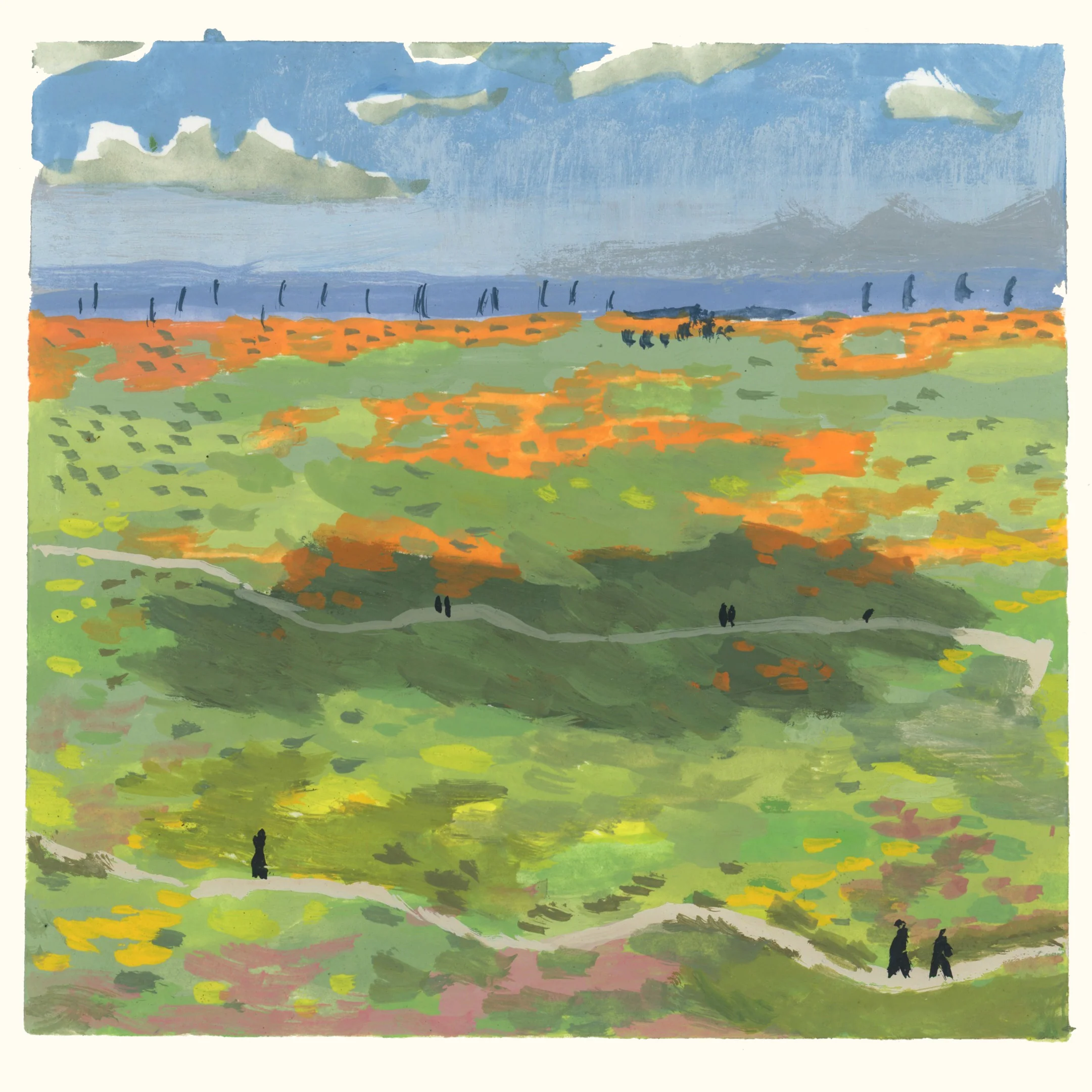 Sitting Outside III - #46 - Woodrow White - "Antelope Valley (2023)"