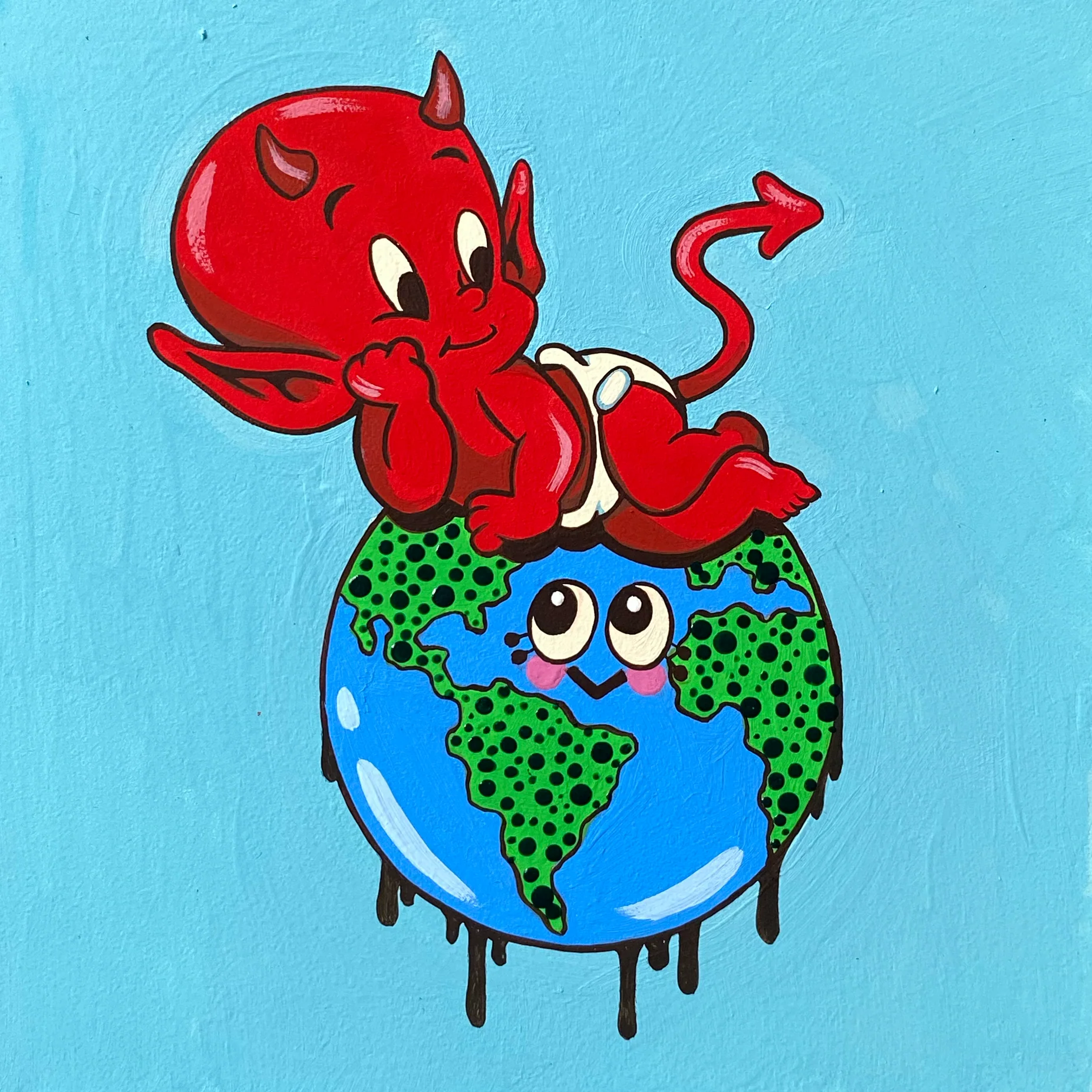 Small World (2026) - #115 - Erin Jhi - "World on Fire" (Set of 3) - Image 4