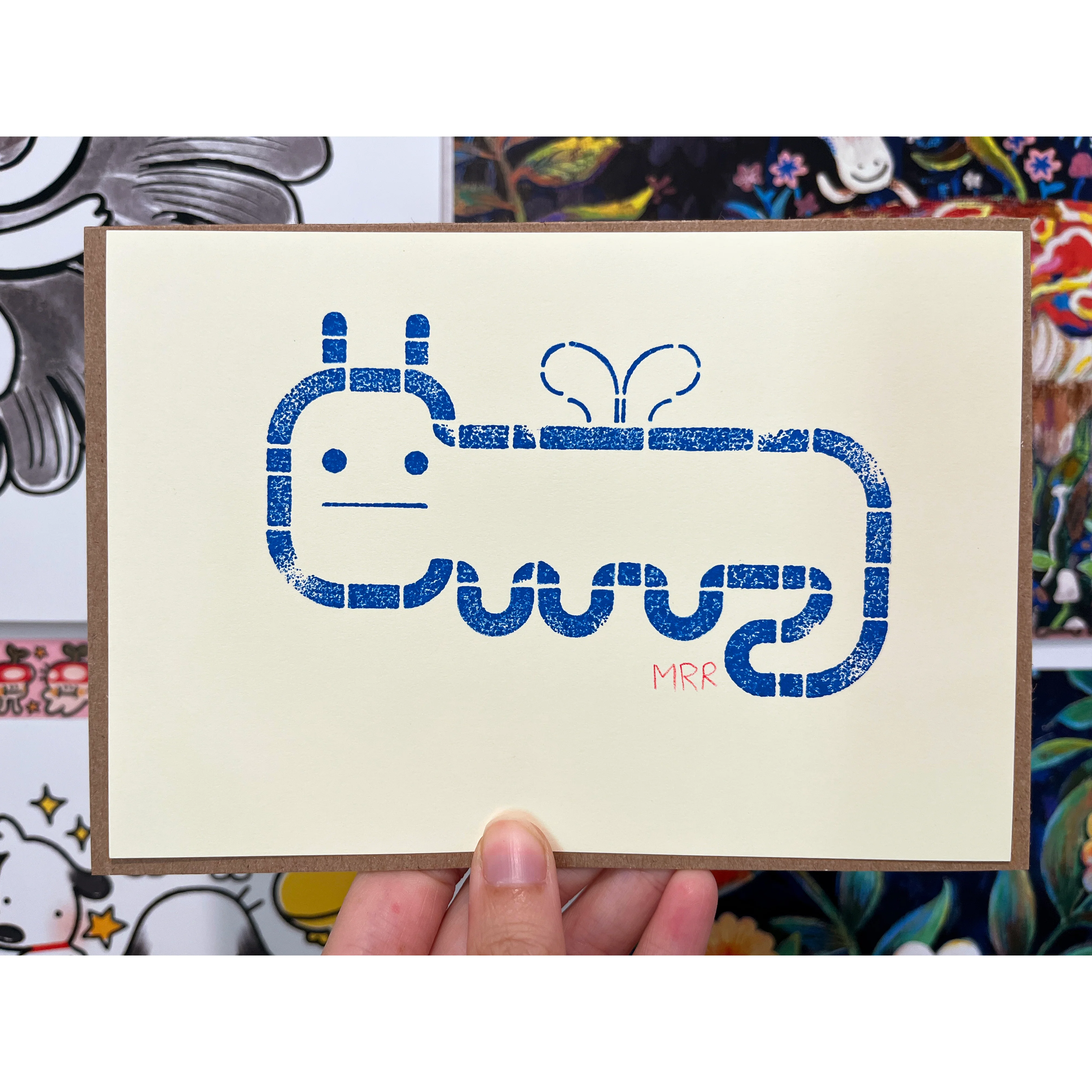 Small World (2026) - #131 - Megan Rose Ruiz - "Block Print 5"