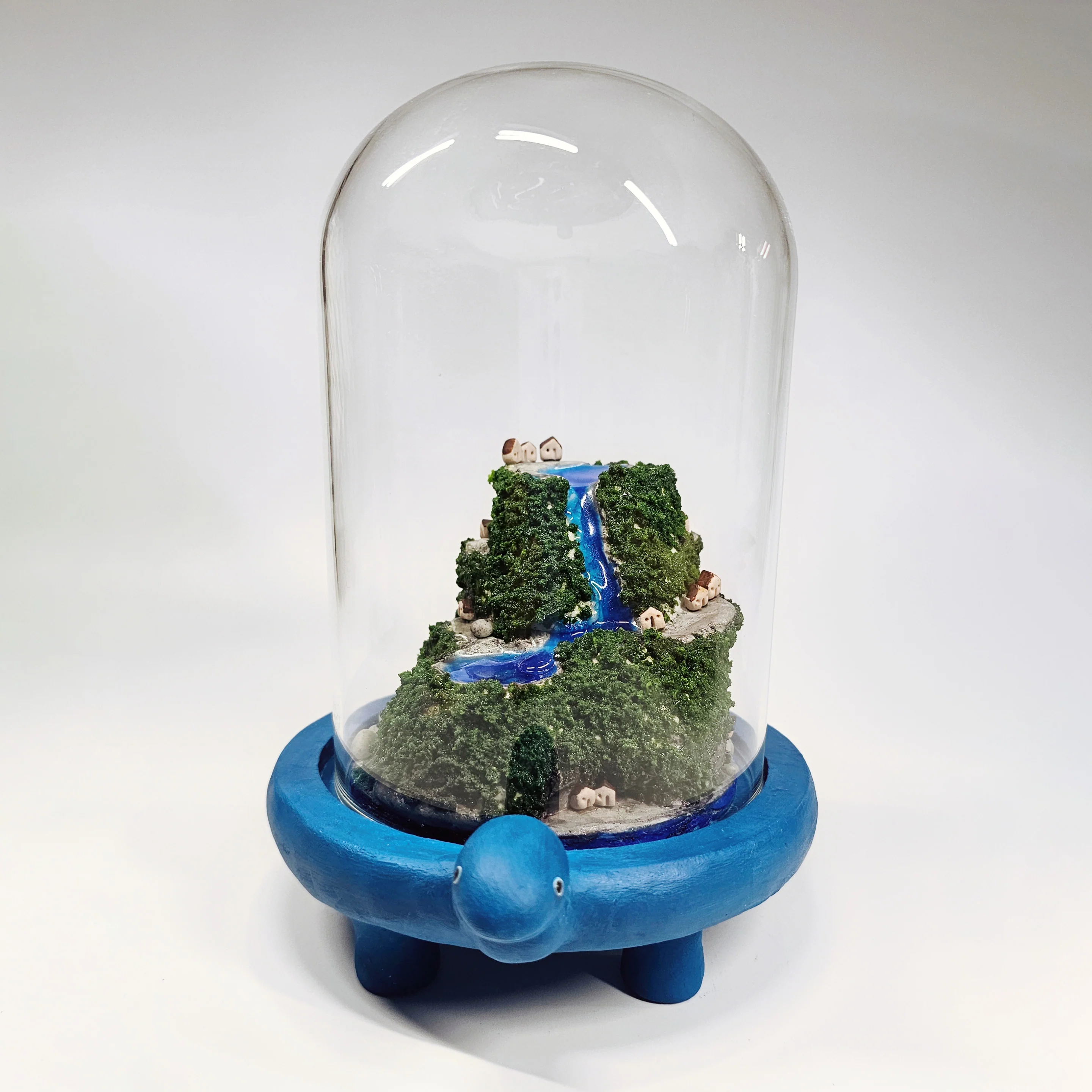 Small World (2026) - #80 - Sun-Mo Koo - "It Takes a Village to Raise a Traveling Turtle (Waterfall)"