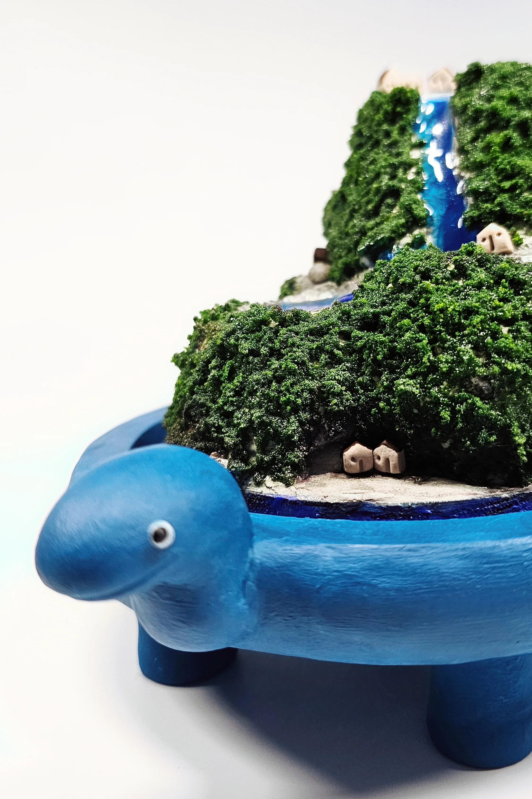Small World (2026) - #80 - Sun-Mo Koo - "It Takes a Village to Raise a Traveling Turtle (Waterfall)" - Image 3
