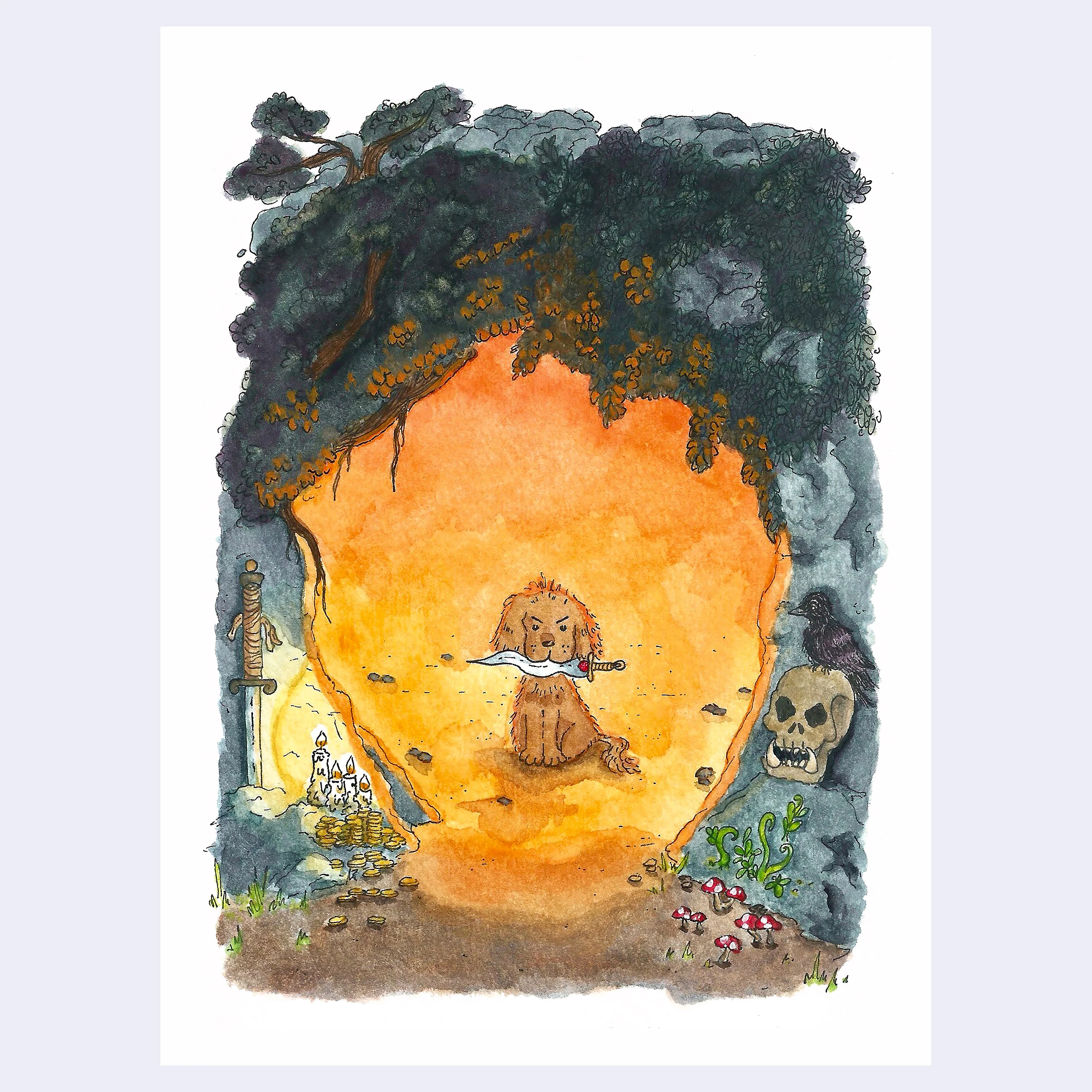 Stacy Javier - "Dawn Watcher" Art Print