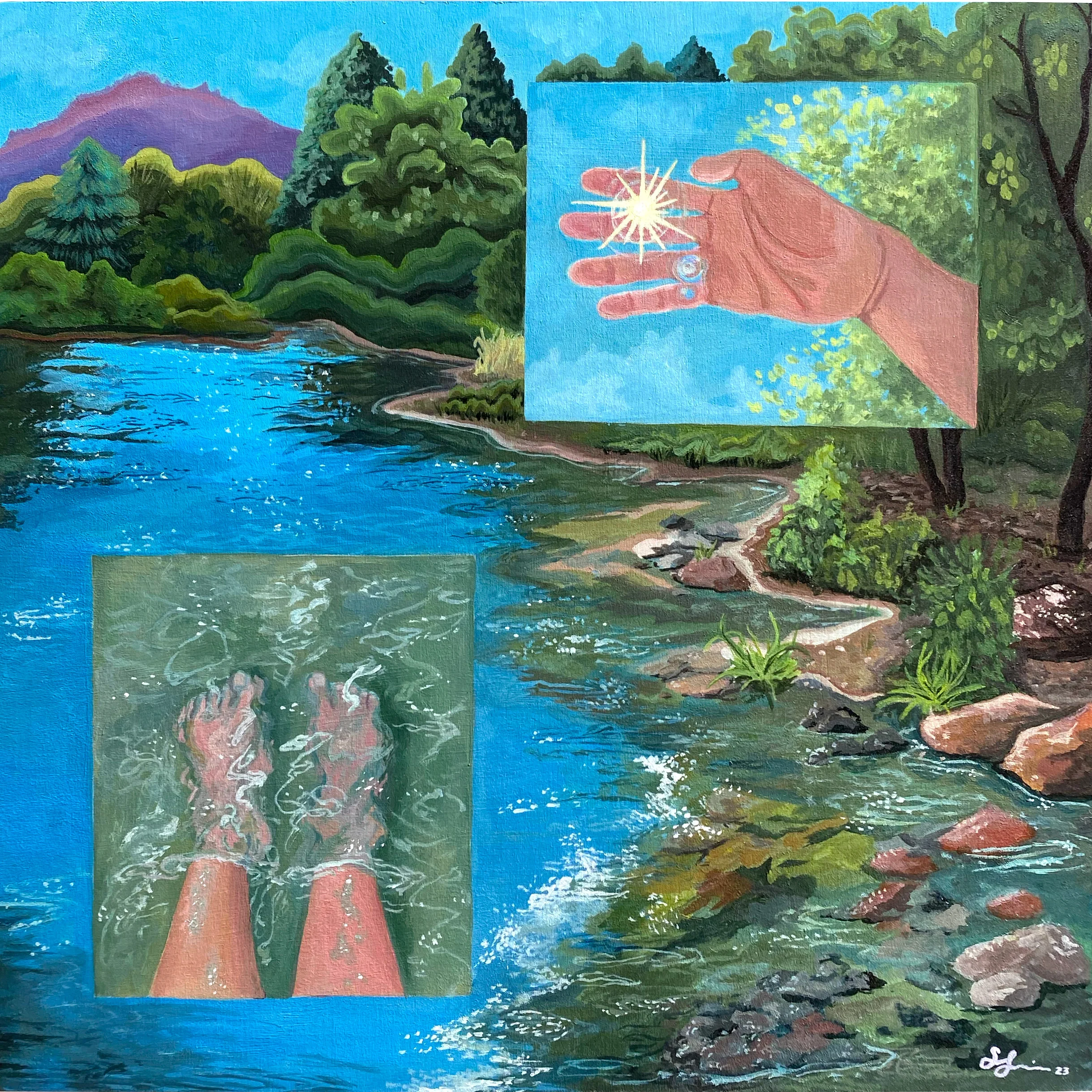 Stacy Javier - "Sun Spots" Art Print