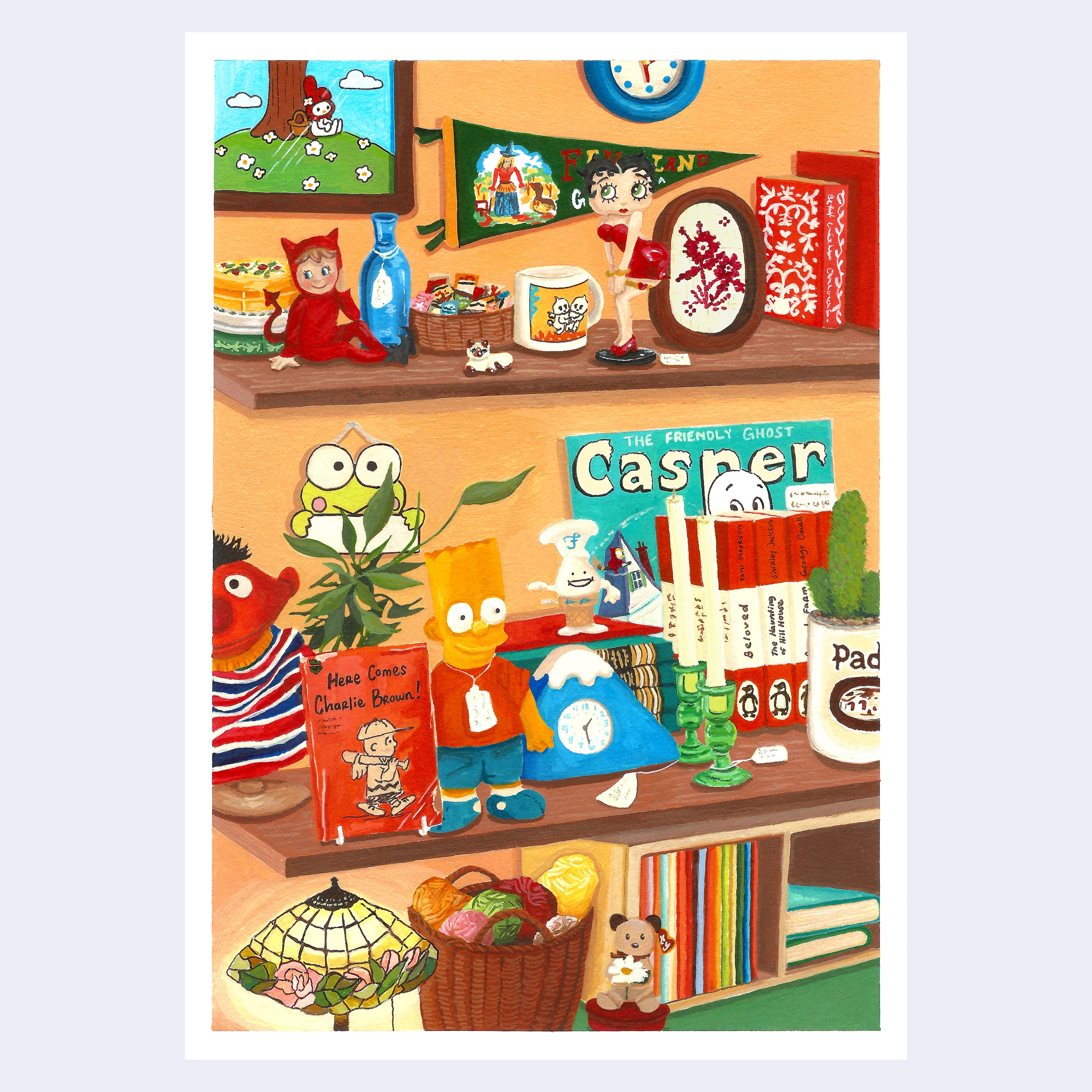 Stacy Javier - "Trinket Shelf" Art Print