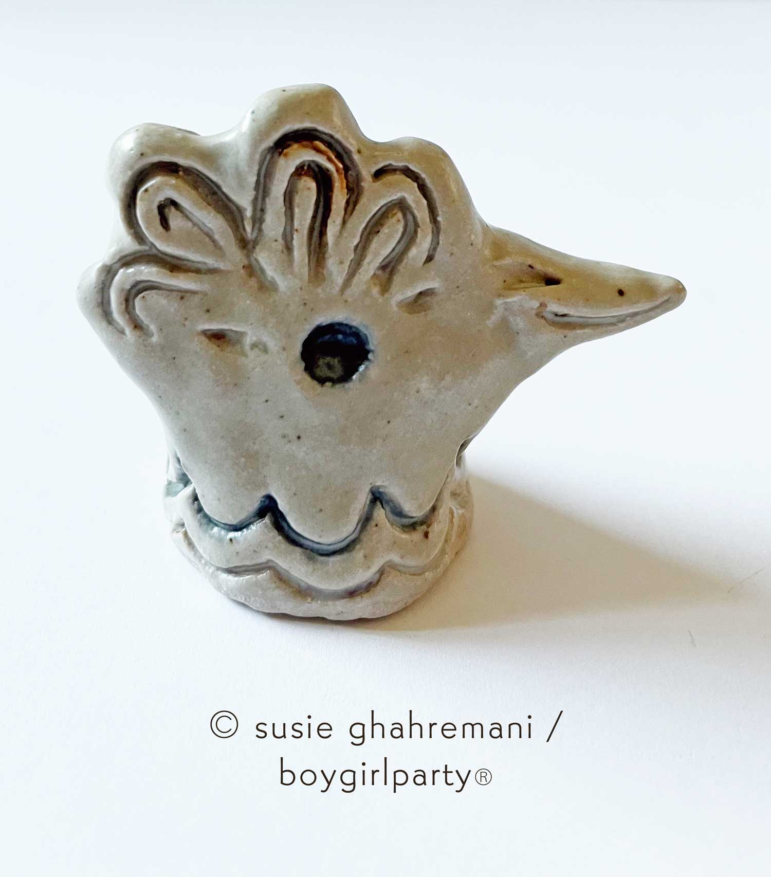 Susie Ghahremani - Bookish - #64 - "Ceramic Chicken Head" - Image 3