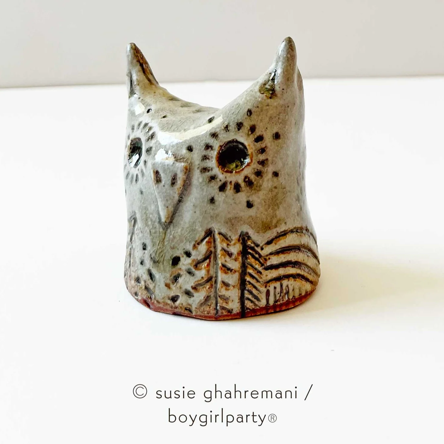 Susie Ghahremani - Bookish - #19 - "Ceramic Classic Owl"
