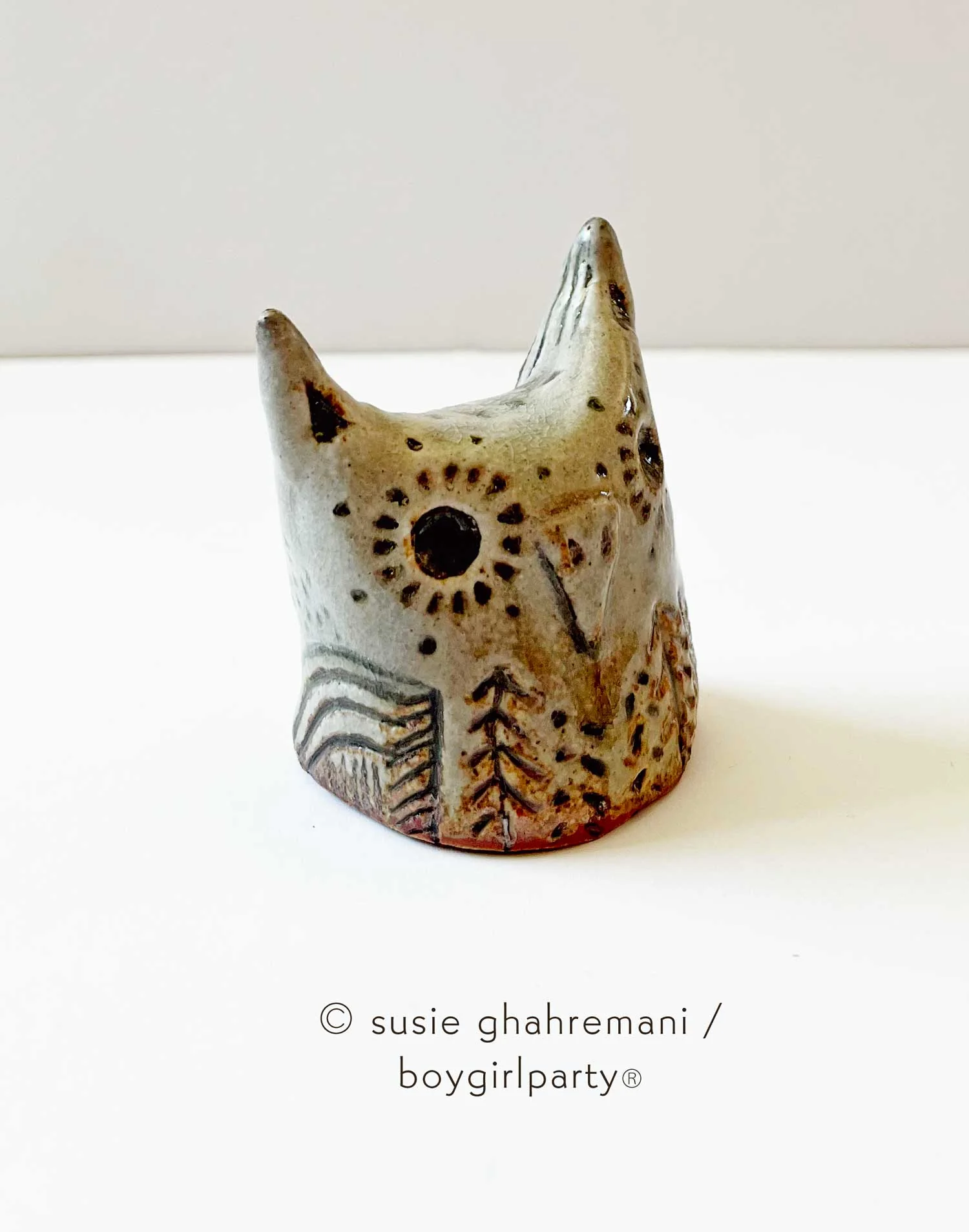 Susie Ghahremani - Bookish - #19 - "Ceramic Classic Owl" - Image 2