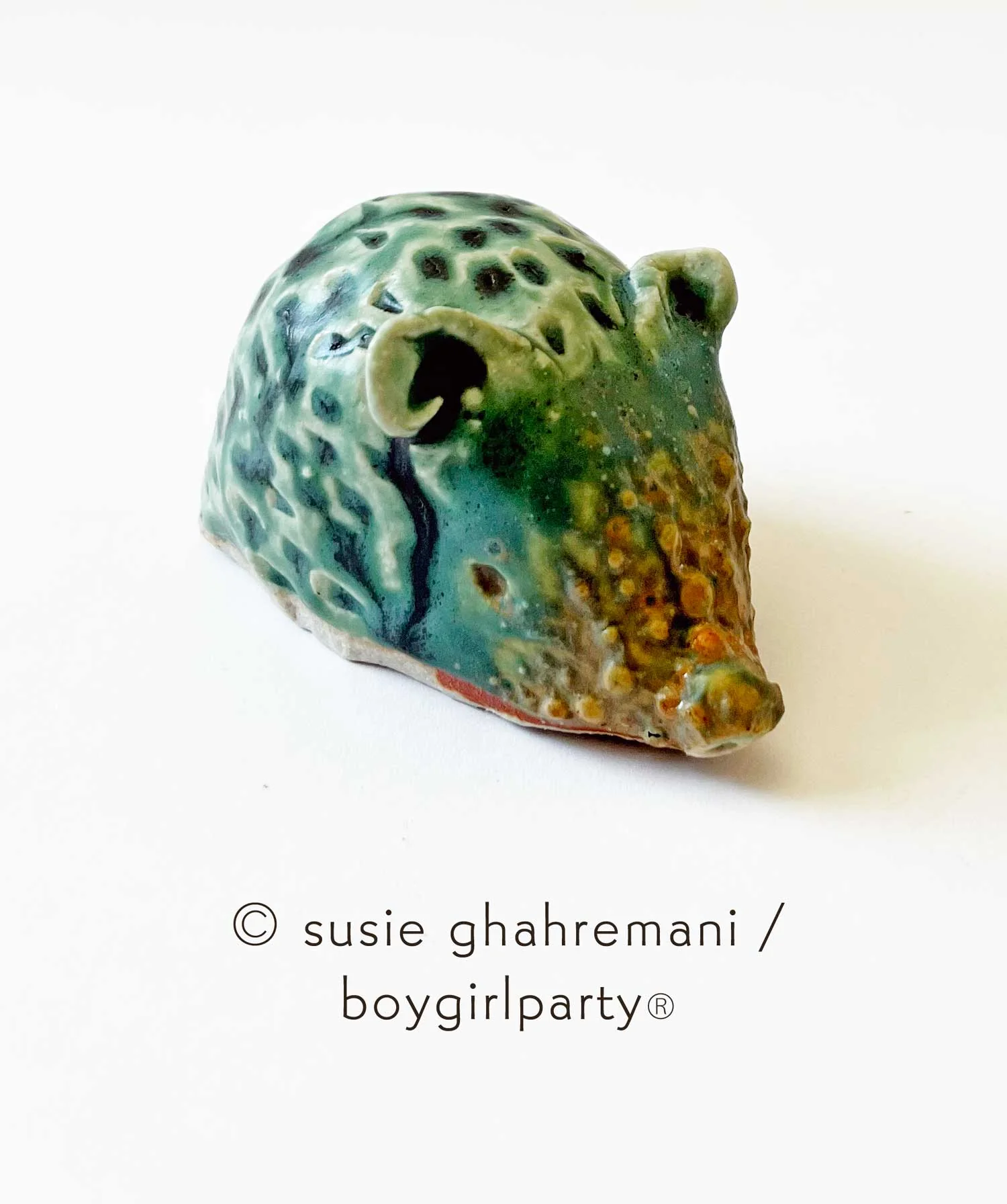 Susie Ghahremani - Bookish - #80 - "Ceramic Hedgehog" - Image 2