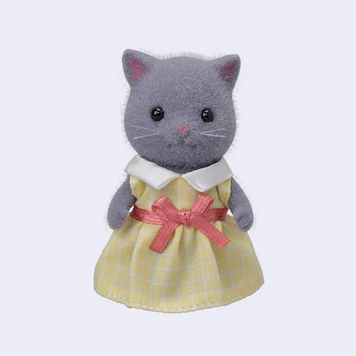 Sylvanian Families - Persian Cat Girl Doll (Gray)