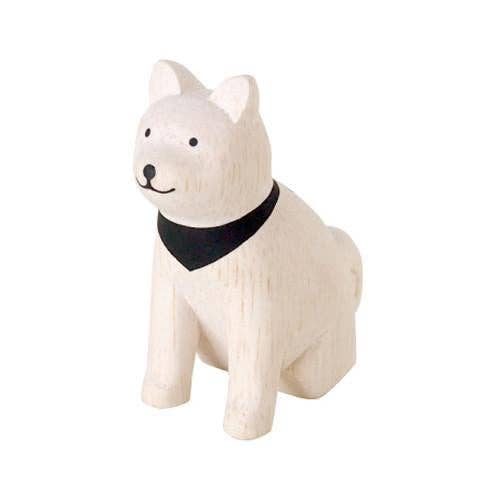Wooden Animal Figure - Akita (Shiba Inu) Dog