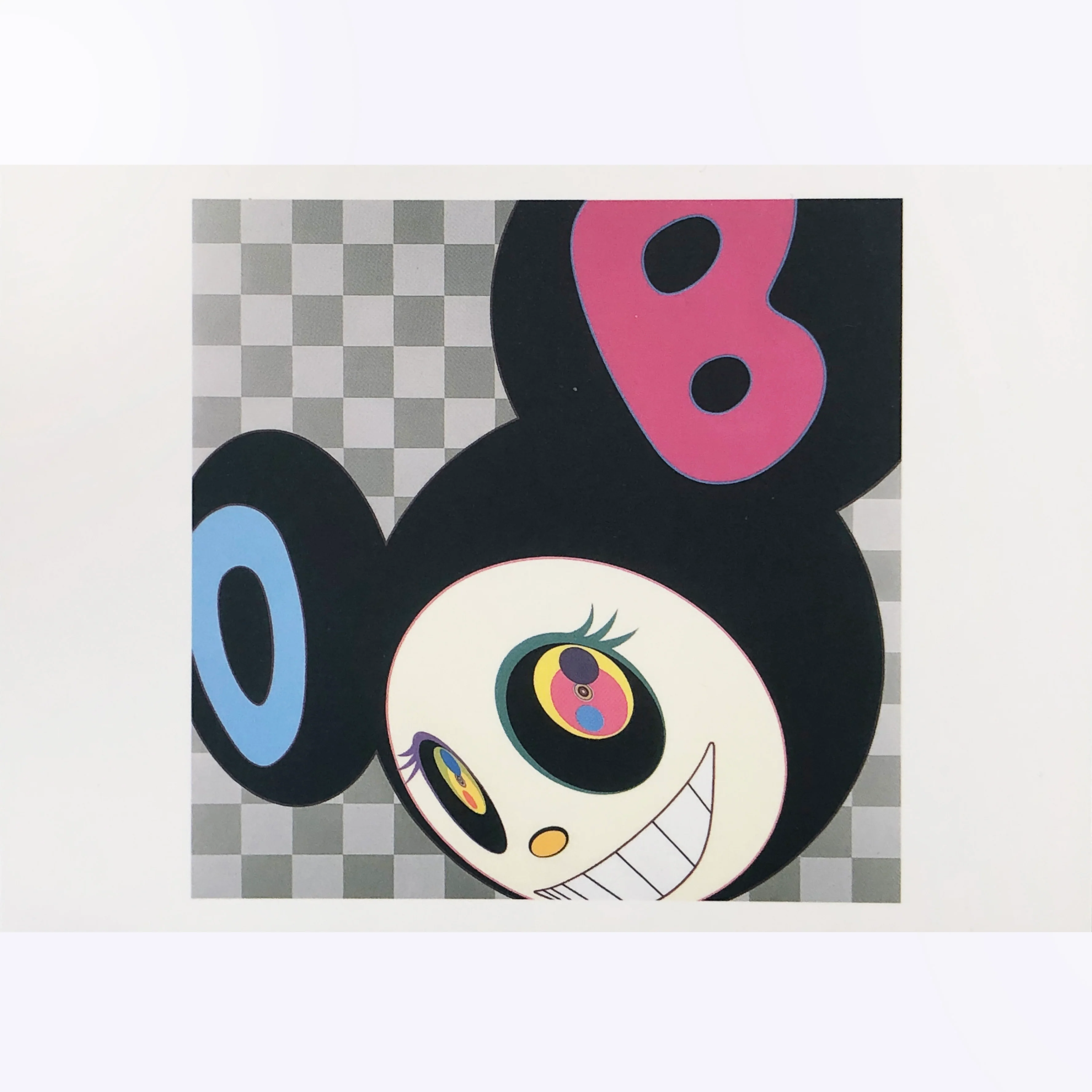 Takashi Murakami - "And Then Black postcard