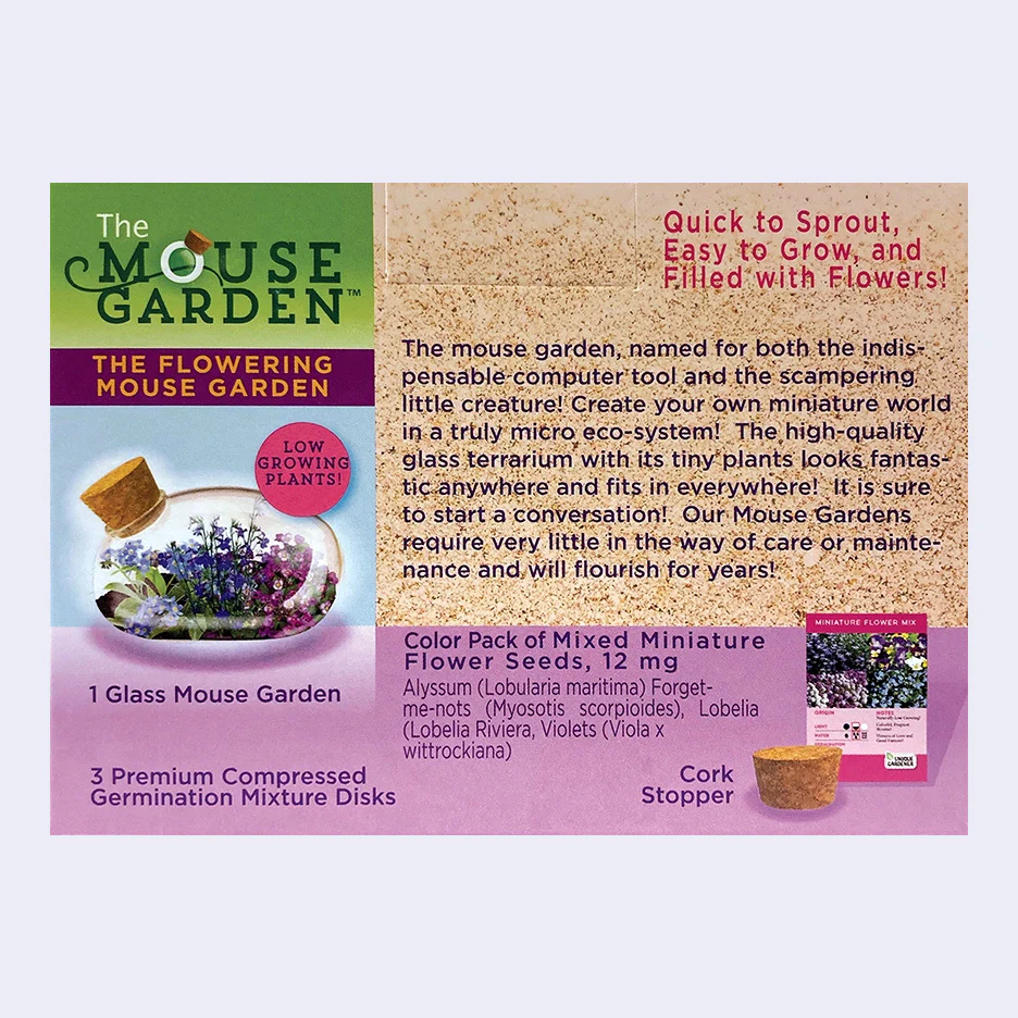 The Mouse Garden - The Flowering Mouse Terrarium Seed Kit - Image 3