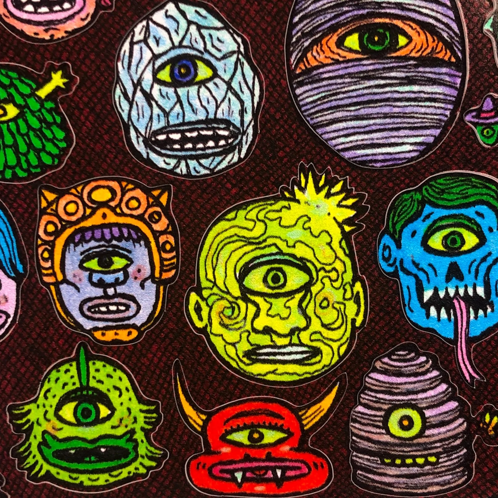 Theo Ellsworth - "Cyclops" Sticker Sheet - Image 3