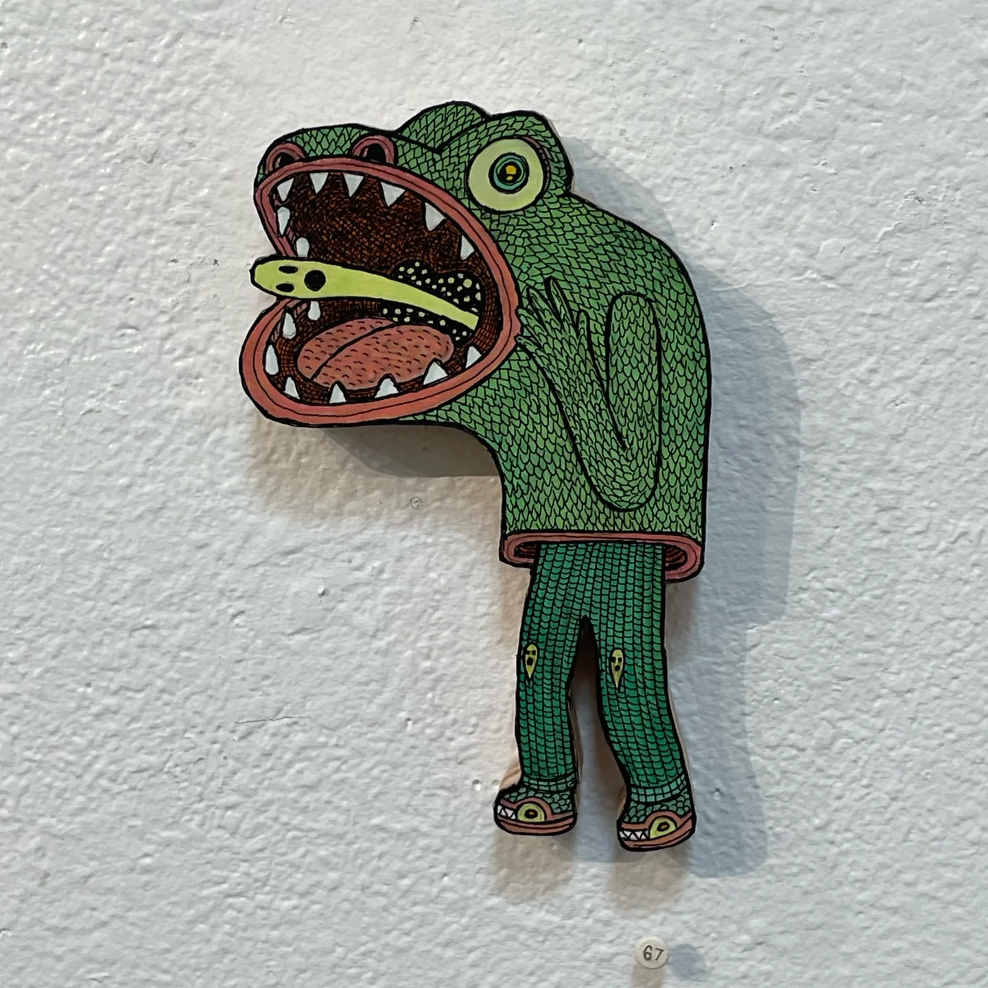 Theo Ellsworth - Good Goblins - #67 - "Ghost Gasping Frog Day Participant"