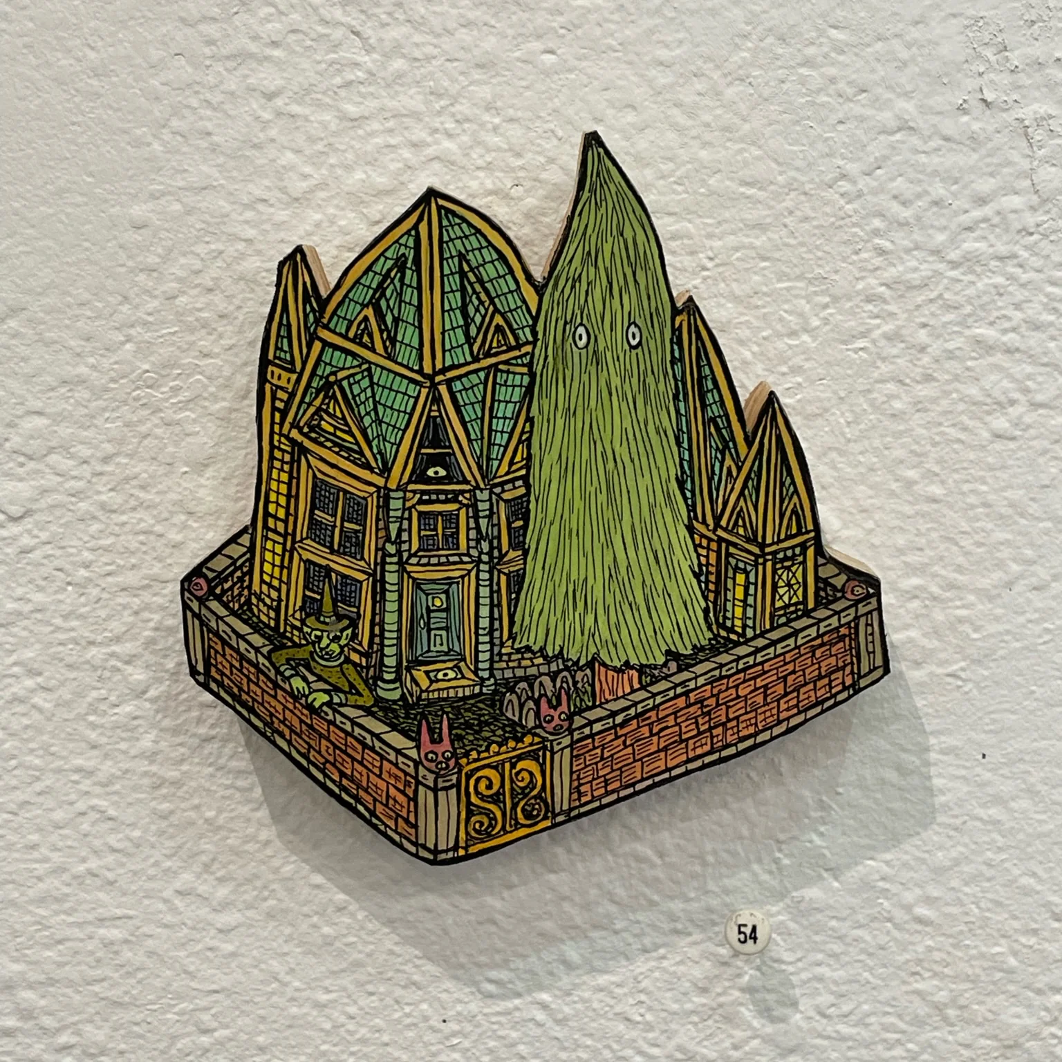 Theo Ellsworth - Good Goblins - #54 - "Floating Goblin House #1"