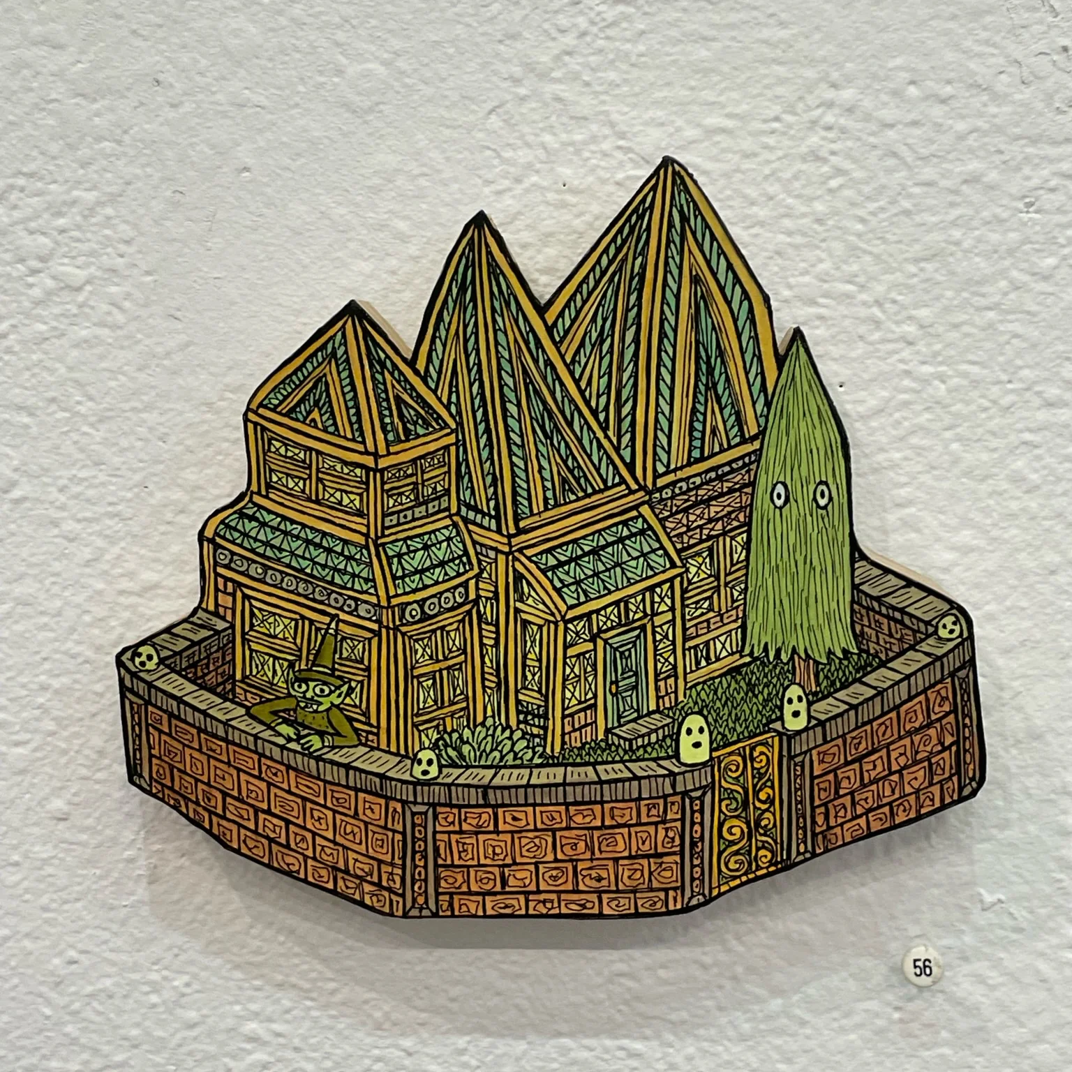 Theo Ellsworth - Good Goblins - #56 - "Floating Goblin House #2"