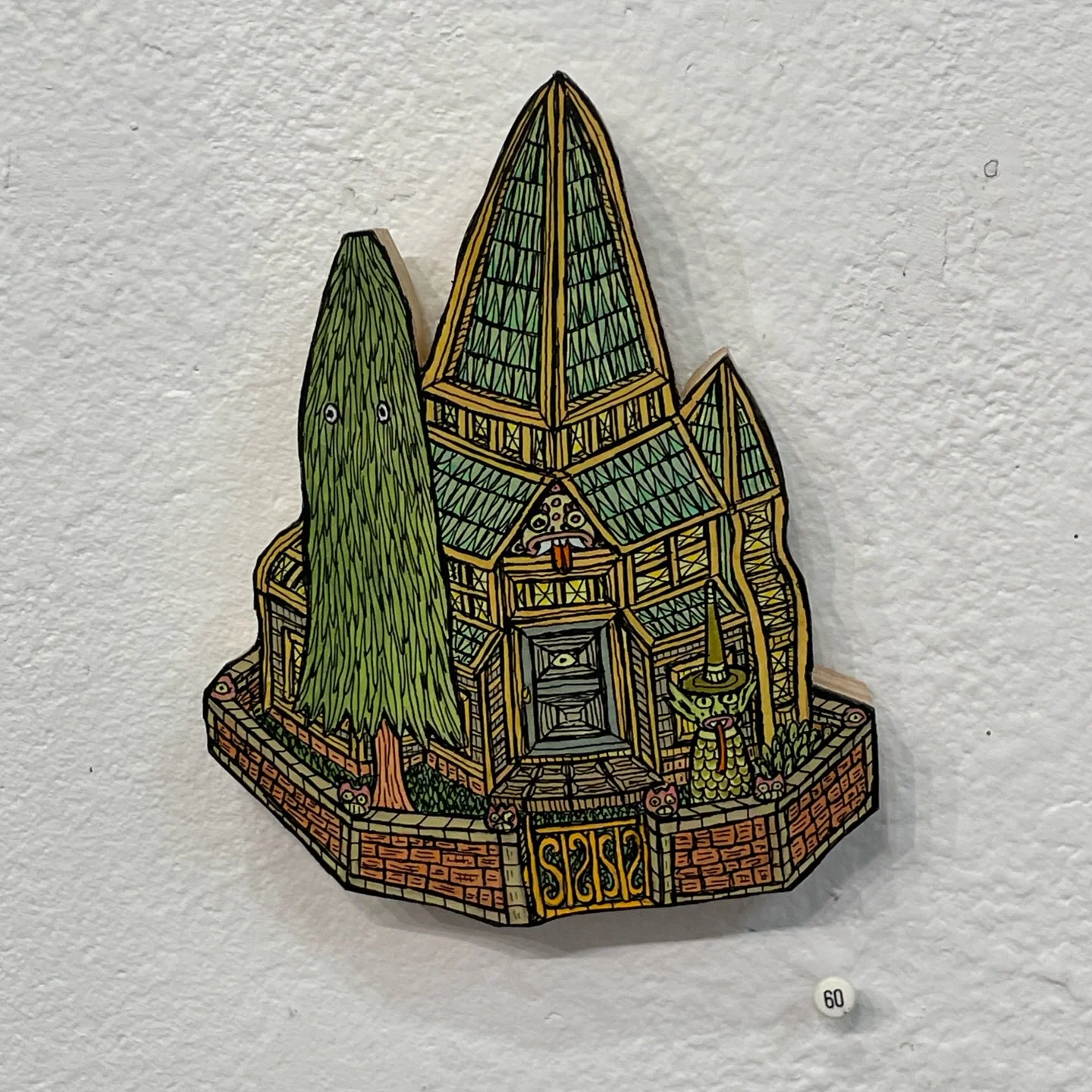 Theo Ellsworth - Good Goblins - #60 - "Floating Goblin House #4"