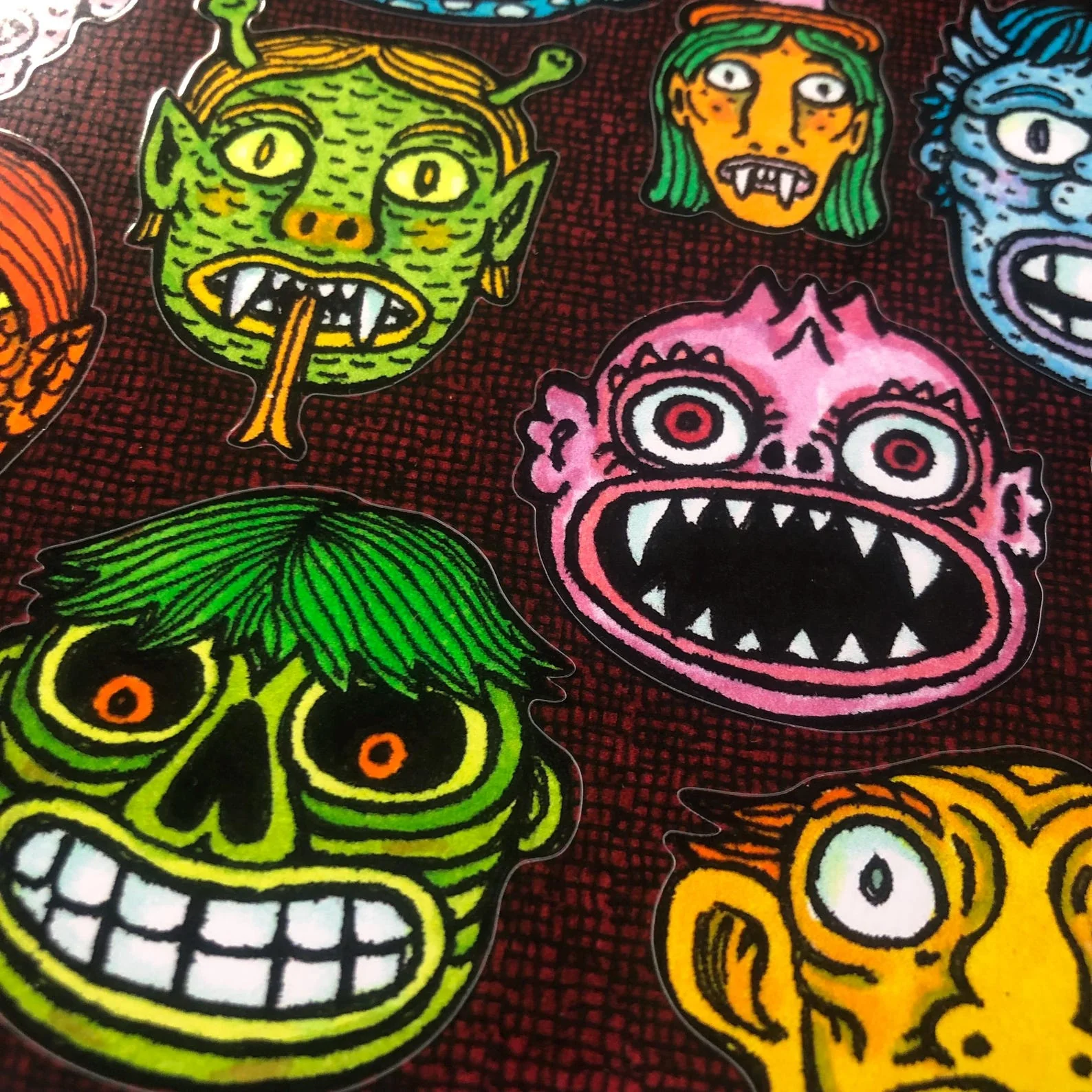Theo Ellsworth - "Monster" Sticker Sheet - Image 3