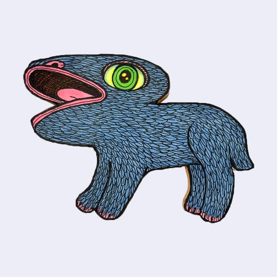 Theo Ellsworth - New Thought Form Folk - #27 - "Secret Night Beast"