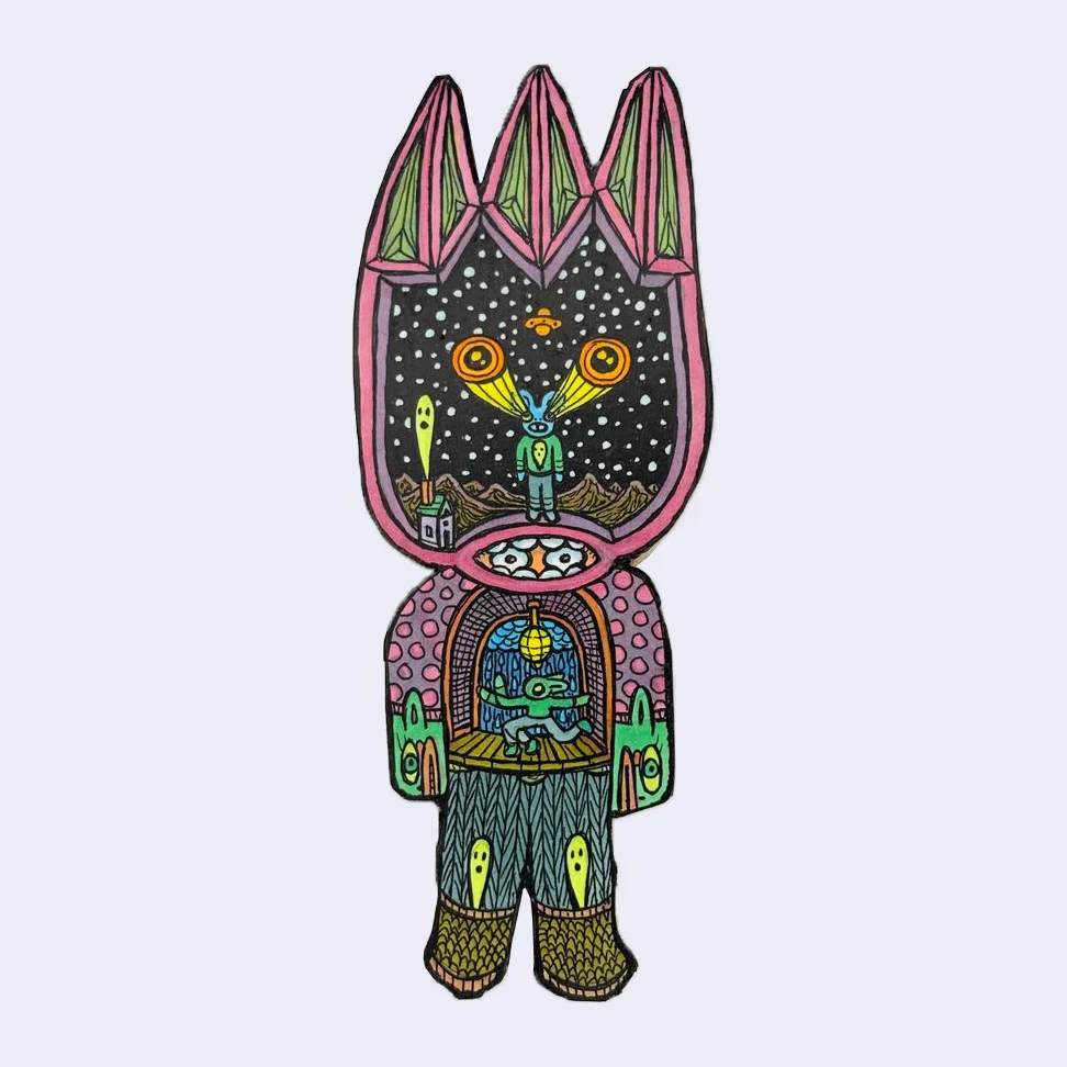 Theo Ellsworth - New Thought Form Folk - #44 - "See Far Friend"