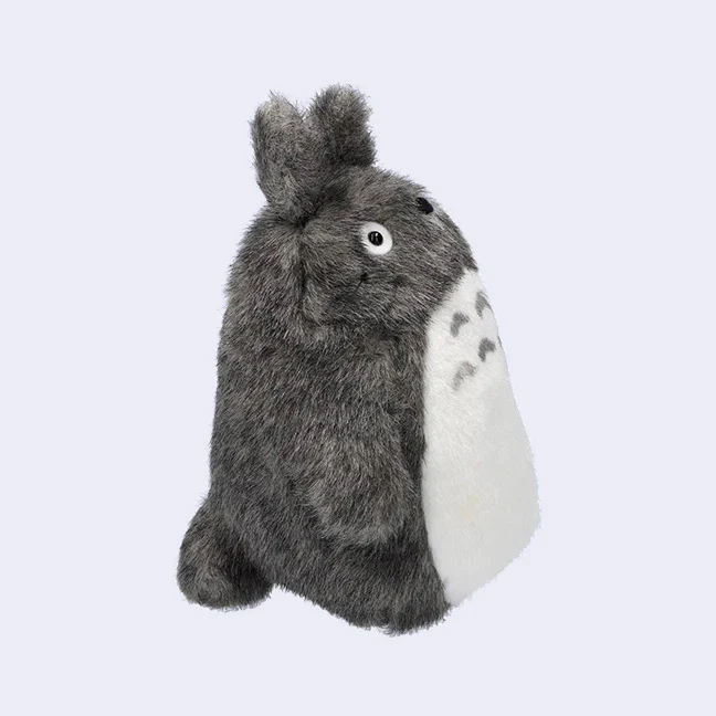 Totoro Medium Dark Gray 10" Plush (w/ Whiskers) - Image 3