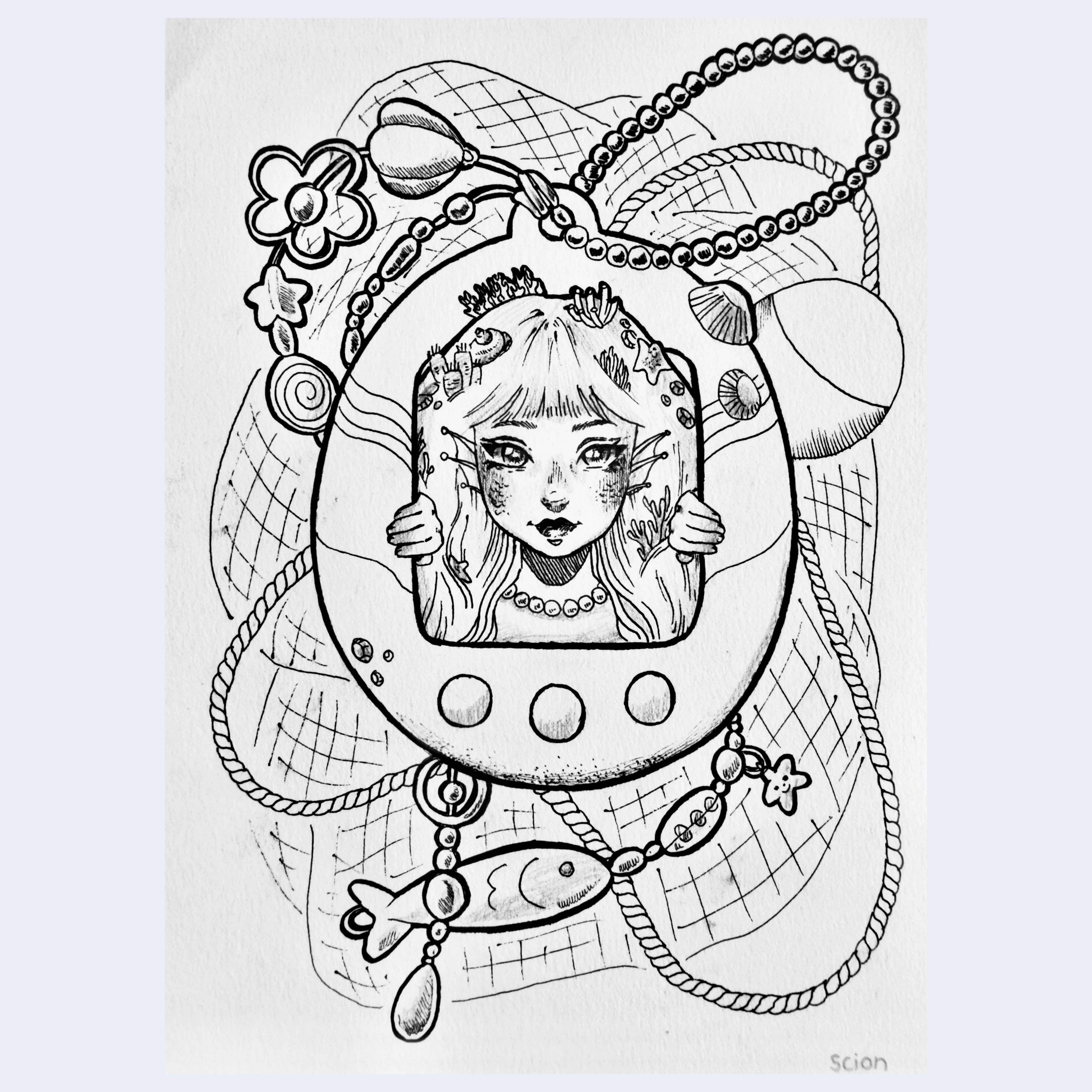 Under the Sea 2025 - Scion Illustration - "Surprising Catch"